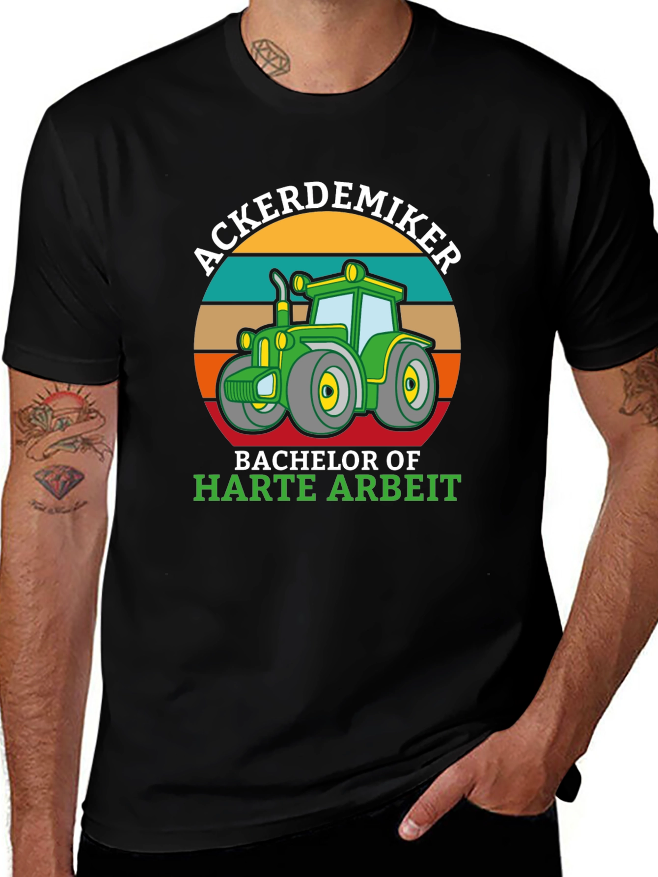 Variant 2 of Ackerdemiker Bachelor of Harte Arbeit T-Shirt