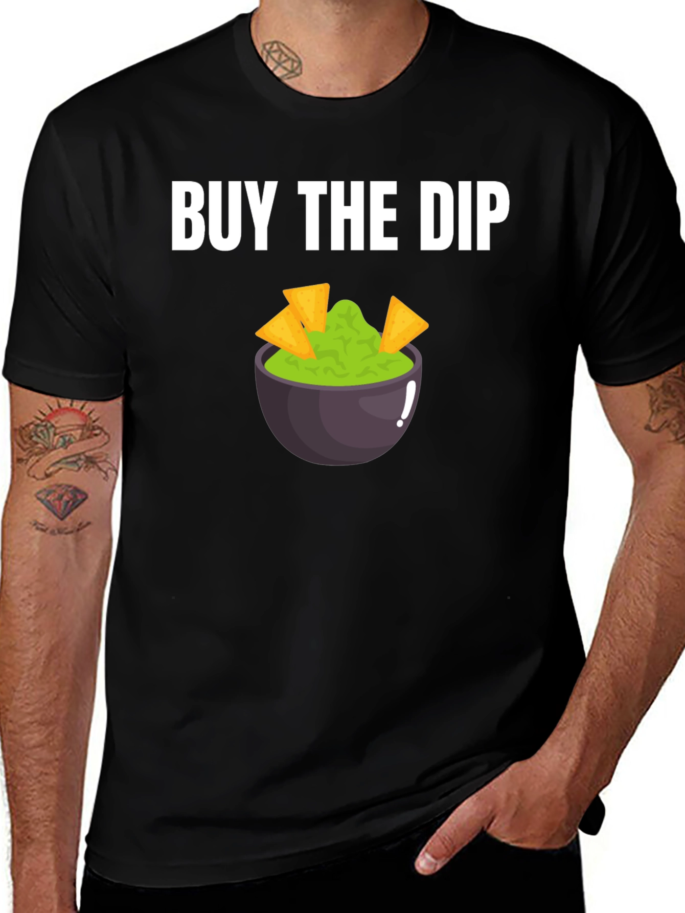 Variant 15 of Buy the Dip Guacamole T-Shirt - Mens