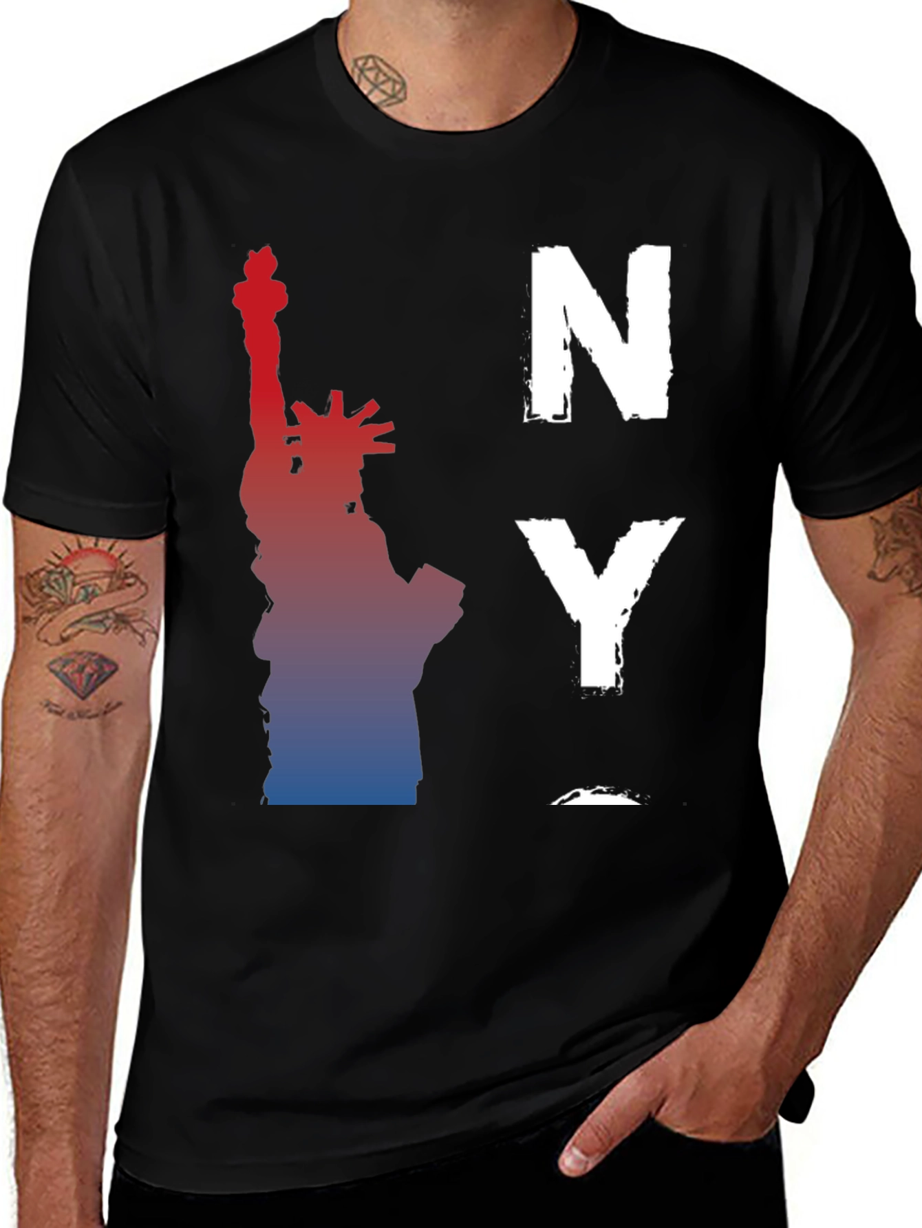 Variant 11 of NYC Statue of Liberty Graphic Tee