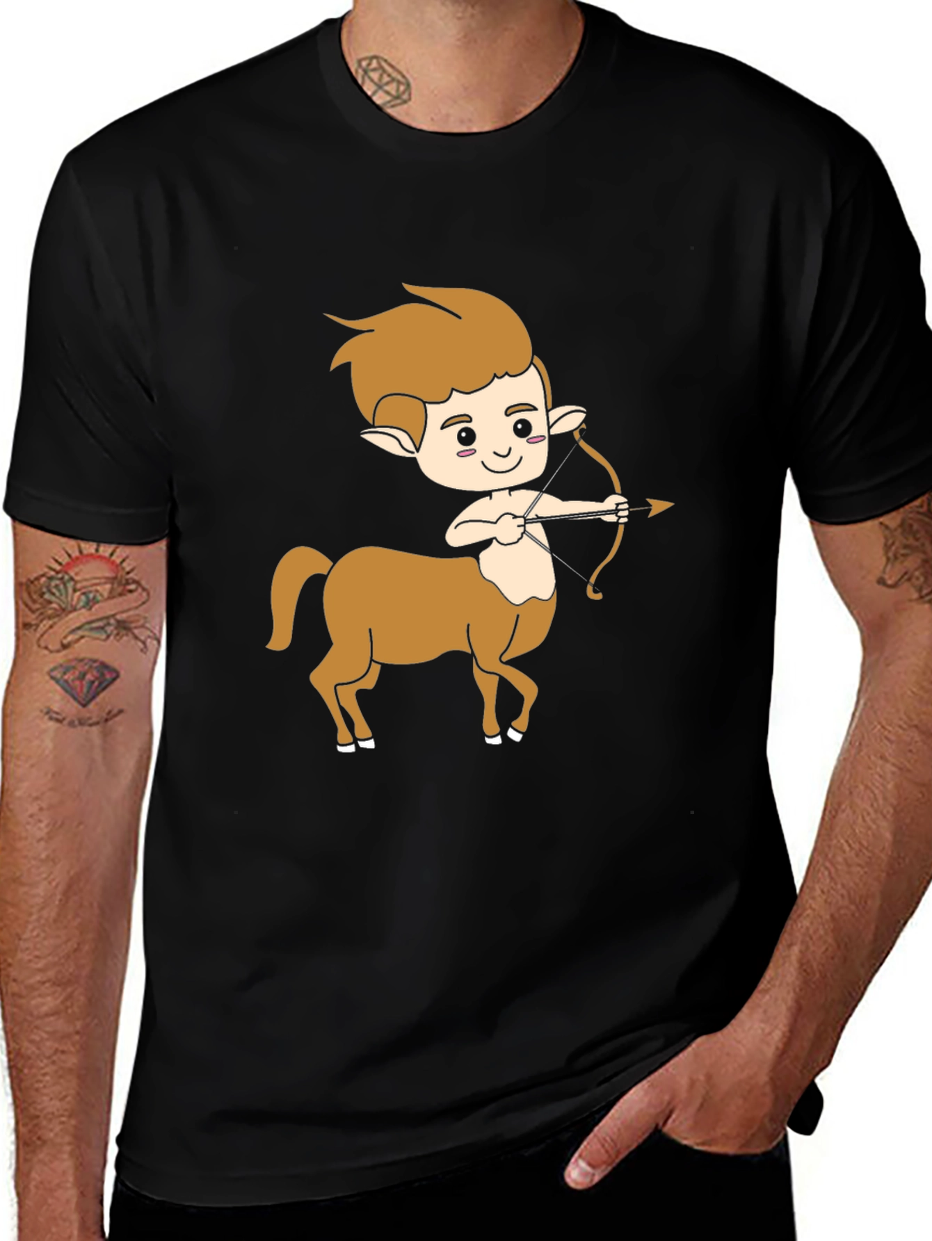 Variant 10 of Sagittarius Zodiac T-Shirt - Archer Centaur Graphic Tee