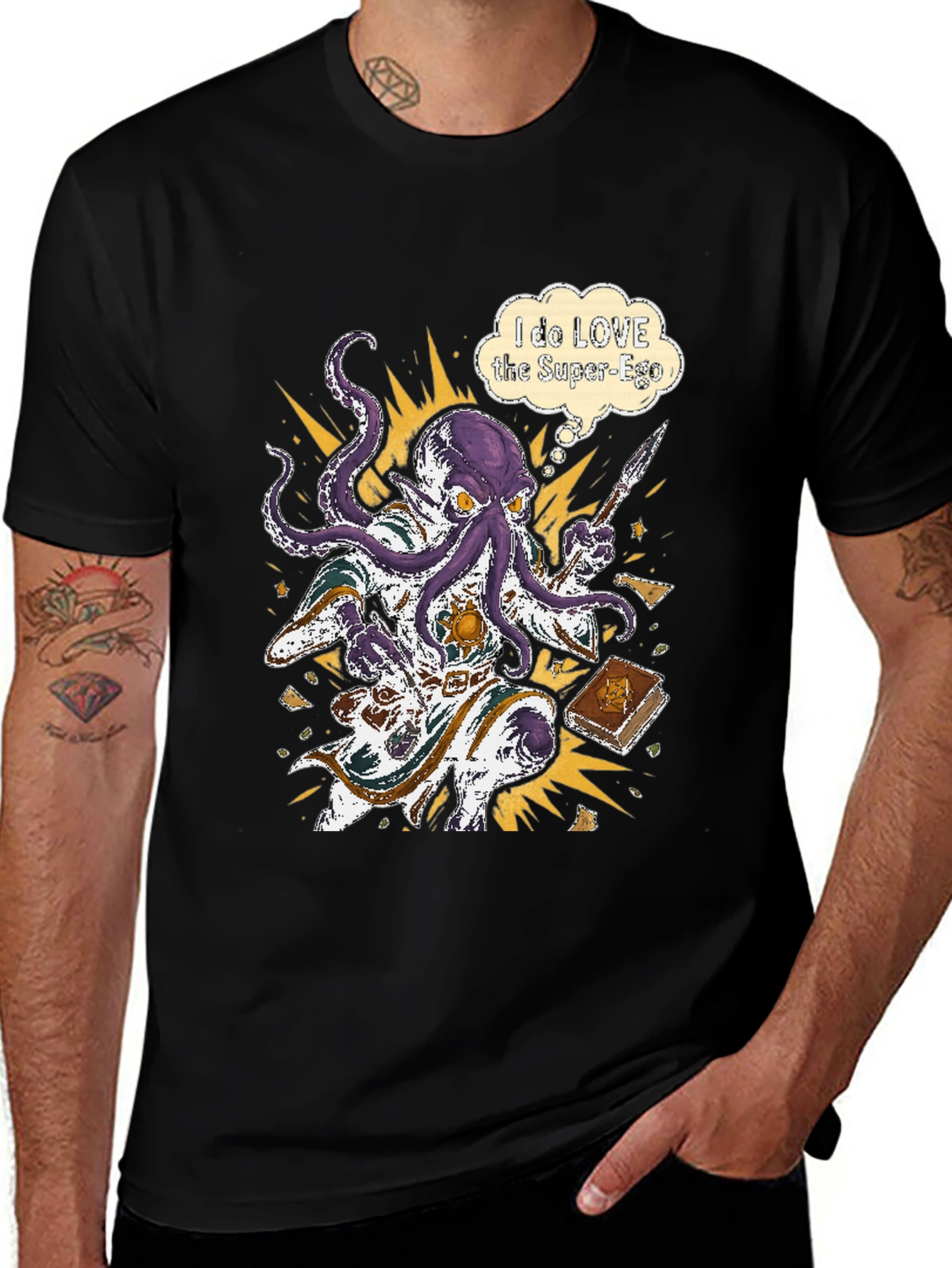 Variant 8 of Super-Ego Octopus T-Shirt