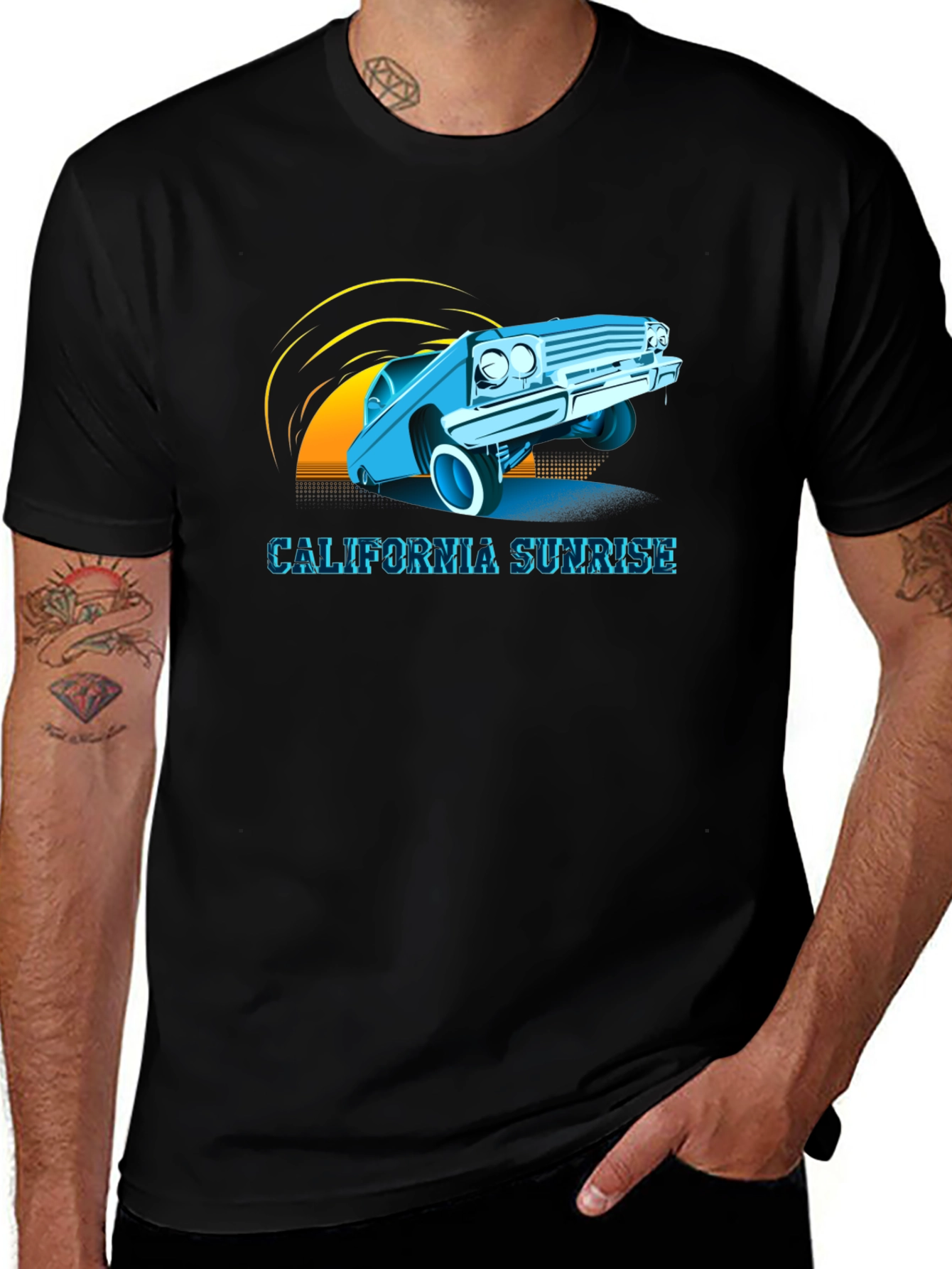 Variant 19 of California Sunrise Car T-Shirt