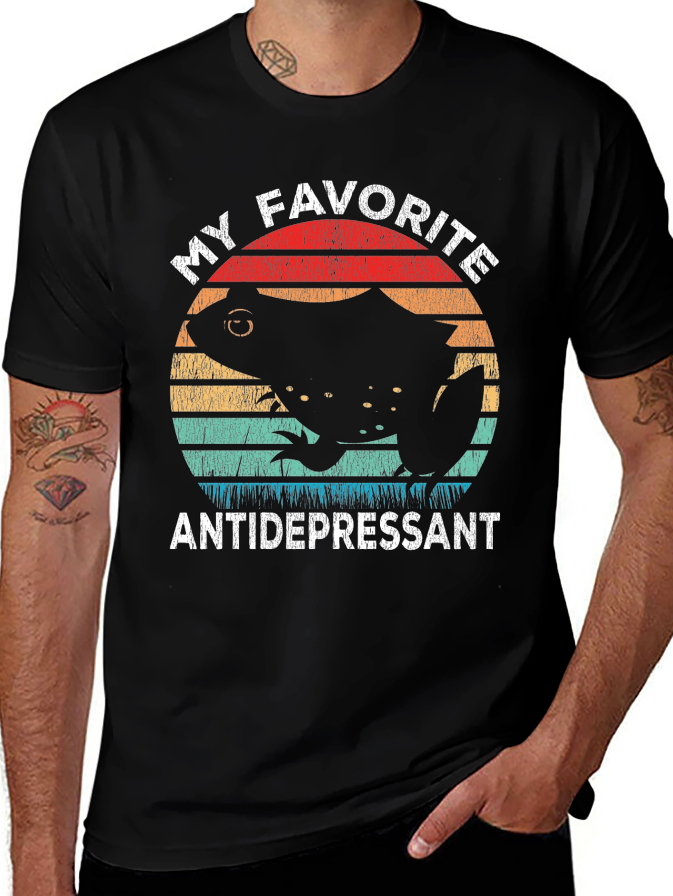 Variant 23 of Frog Antidepressant T-Shirt