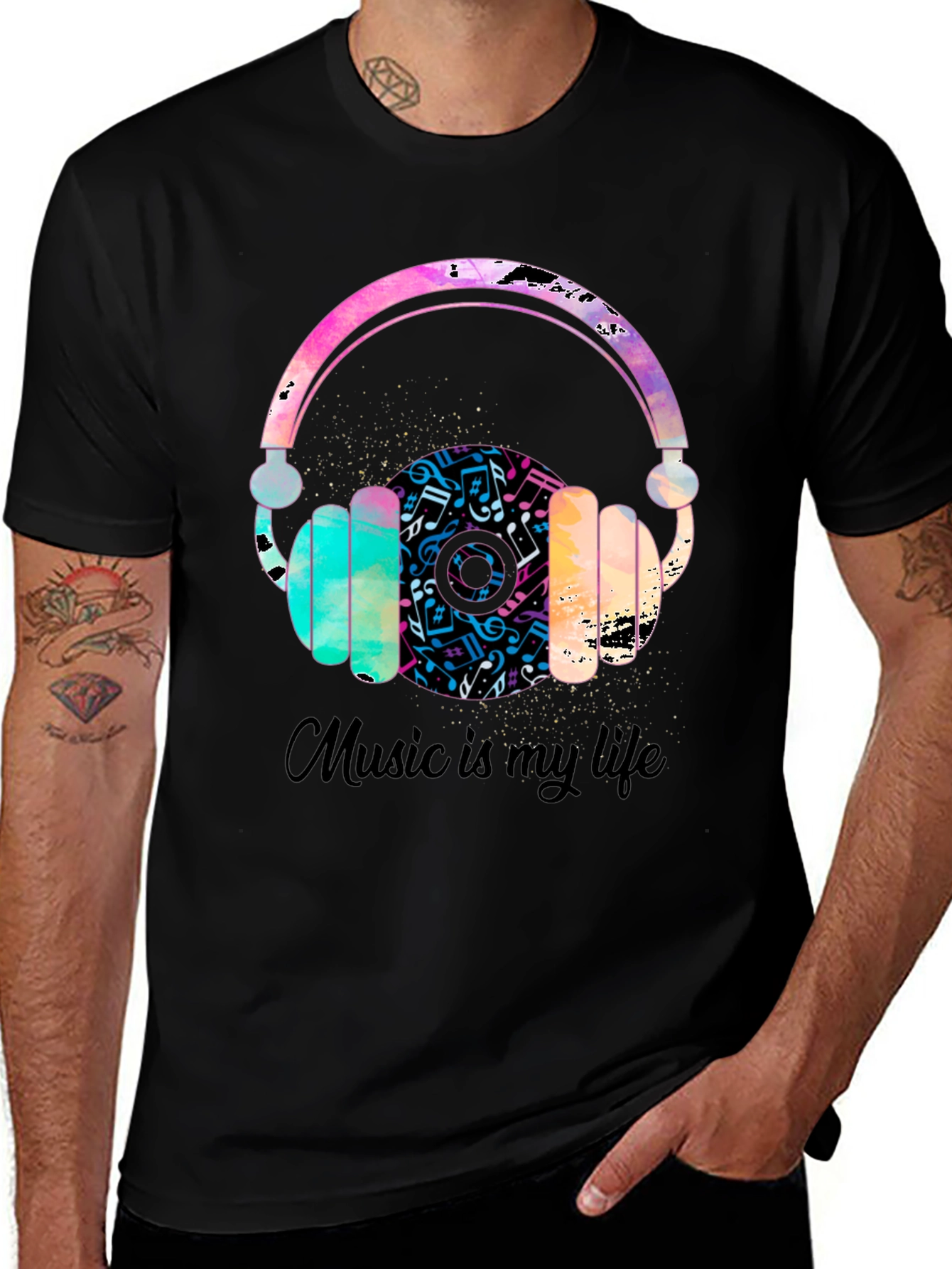 Music is My Life Graphic Tee