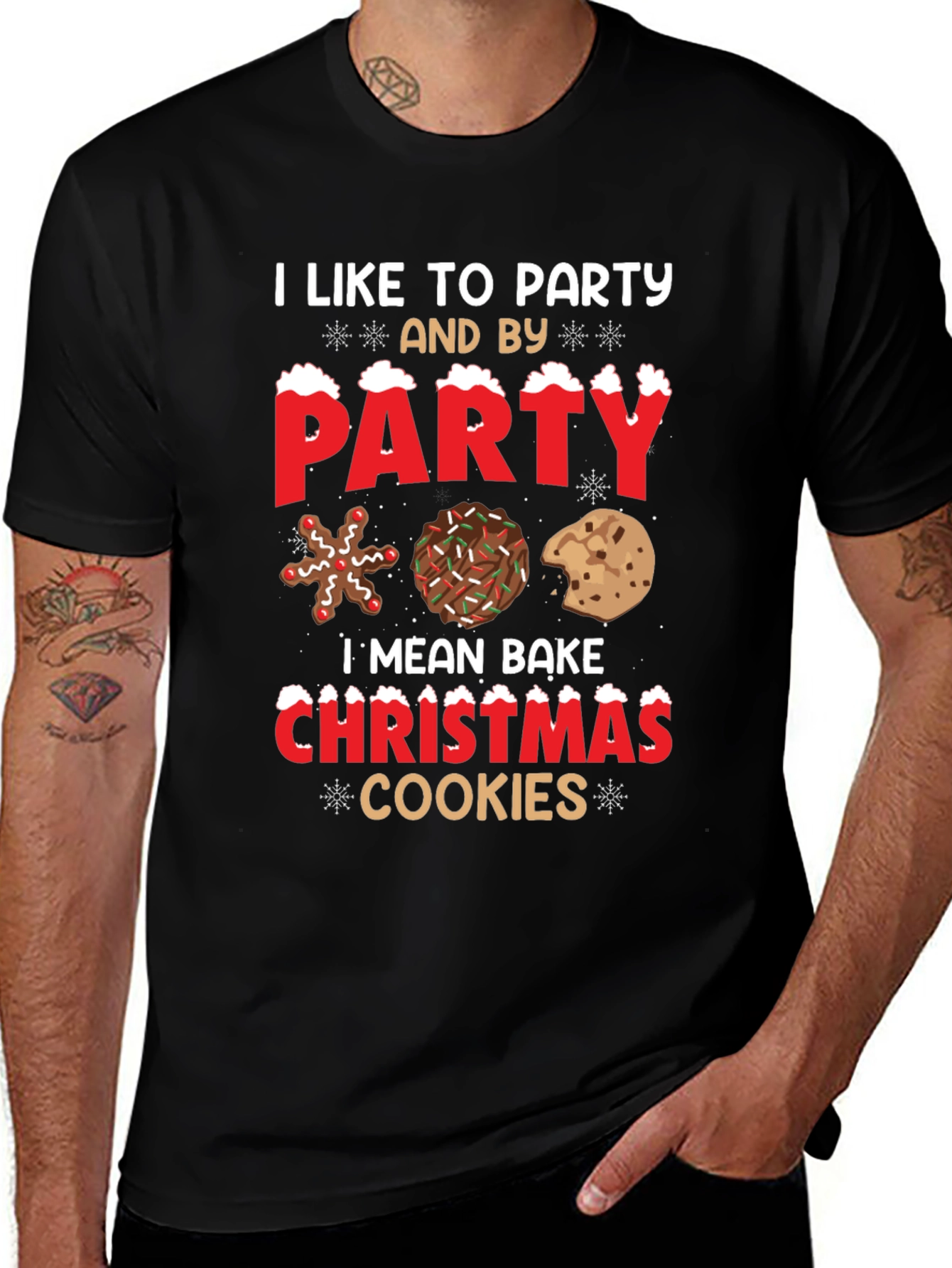Party? No, Christmas Cookie Baking T-Shirt