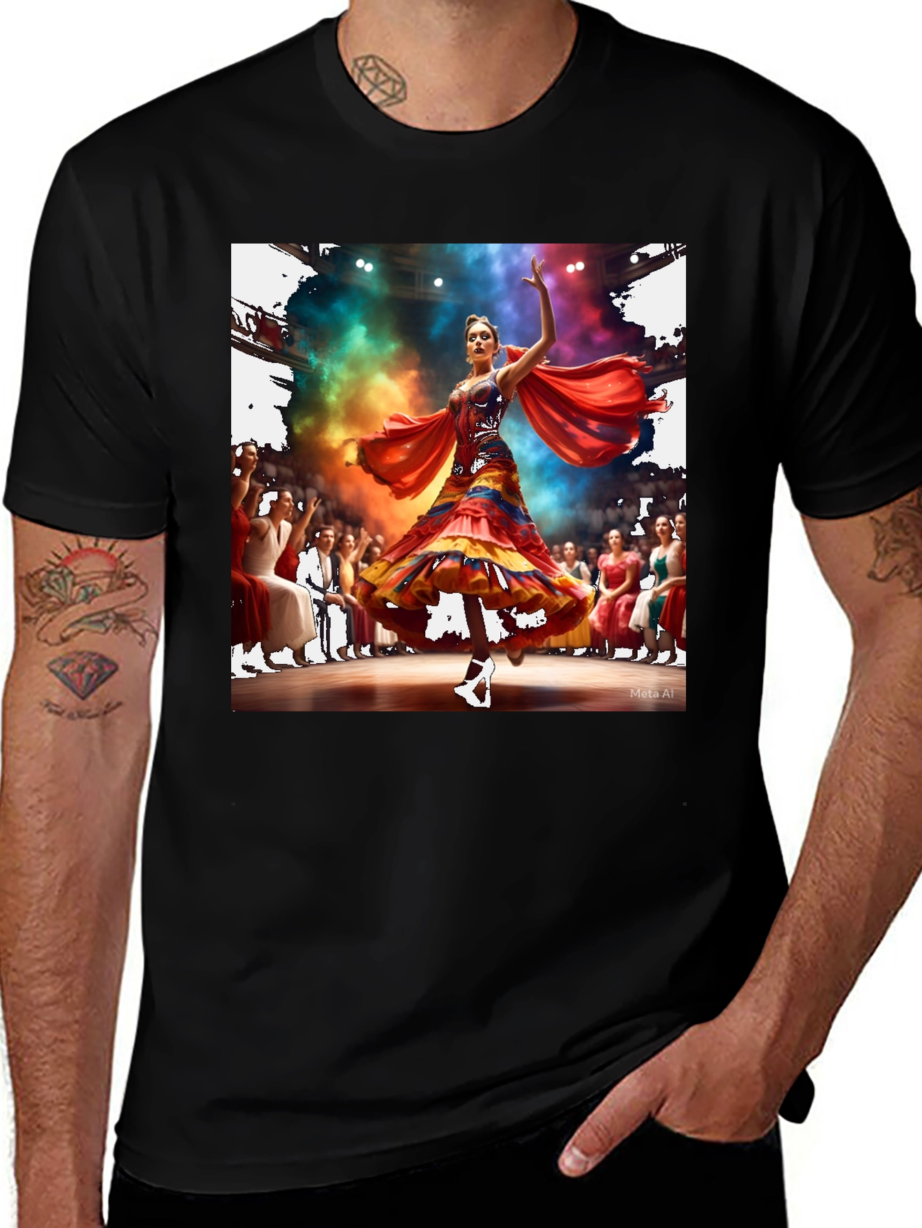 Variant 22 of Flamenco Dancer Graphic Tee