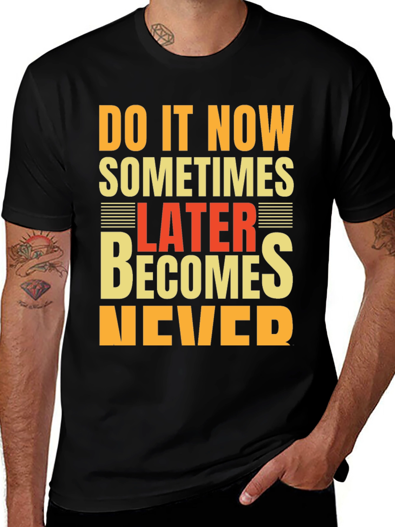 Variant 11 of Inspirational "Do It Now" Graphic Tee