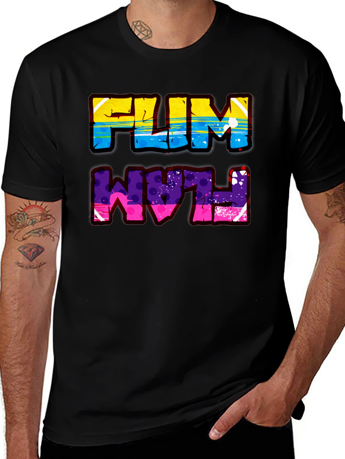 Variant 6 of Funky Graphic Tee - Flim Flam
