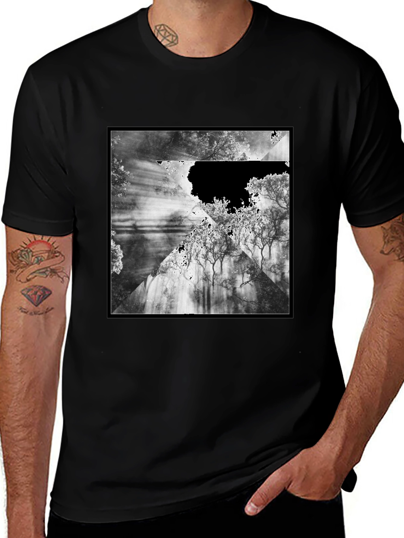 Variant 27 of Abstract Landscape Graphic Tee