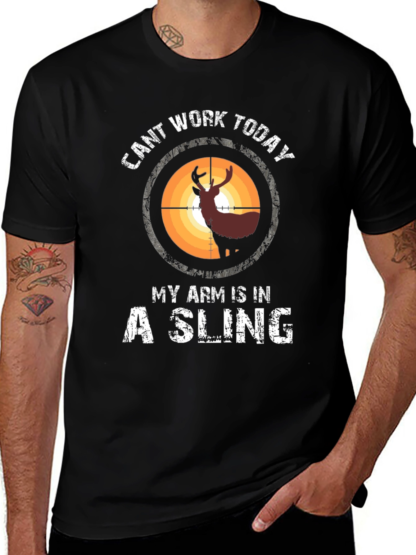 Can't Work Today Deer Hunter T-Shirt