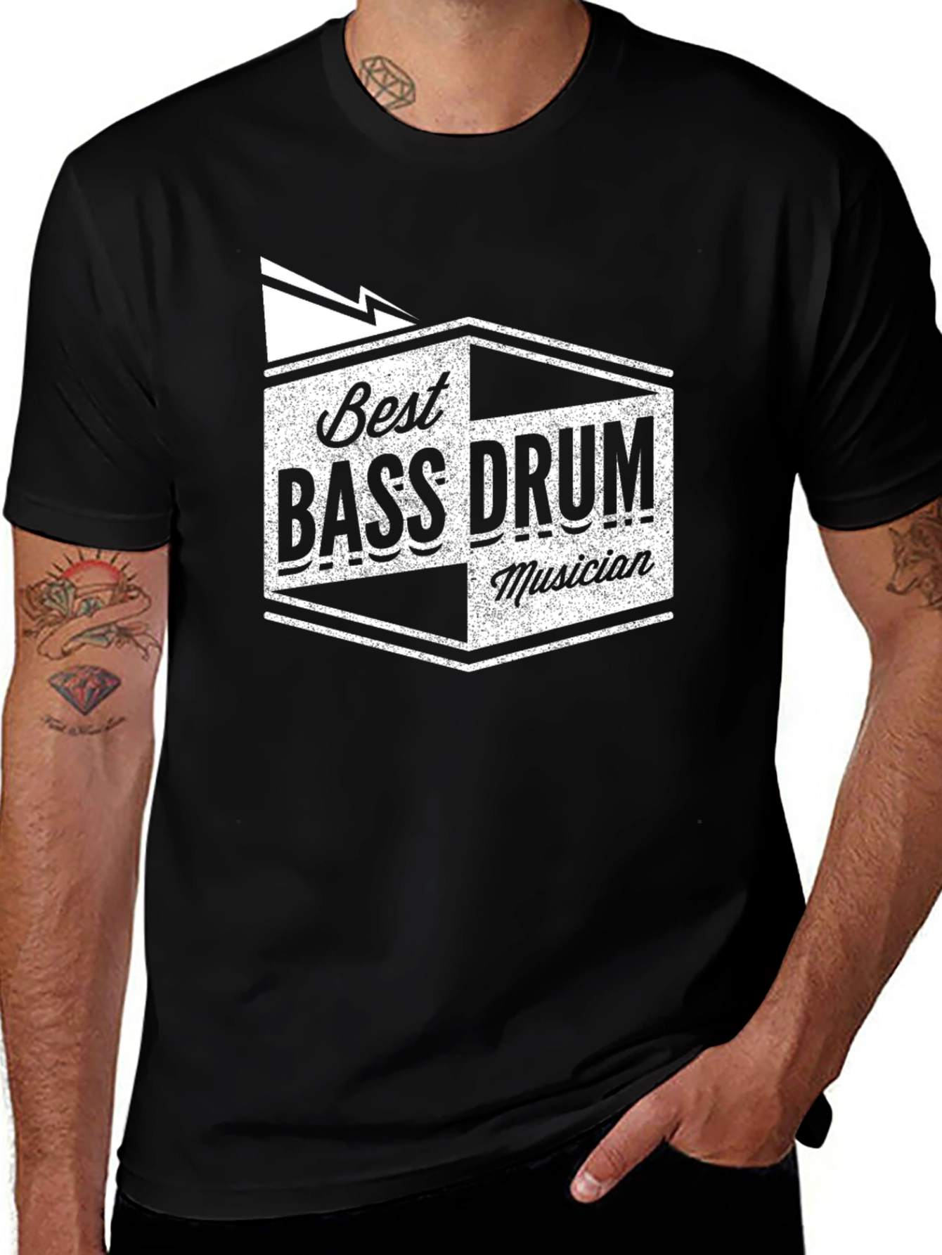 Variant 17 of Best Bass Drum Musician Graphic Tee