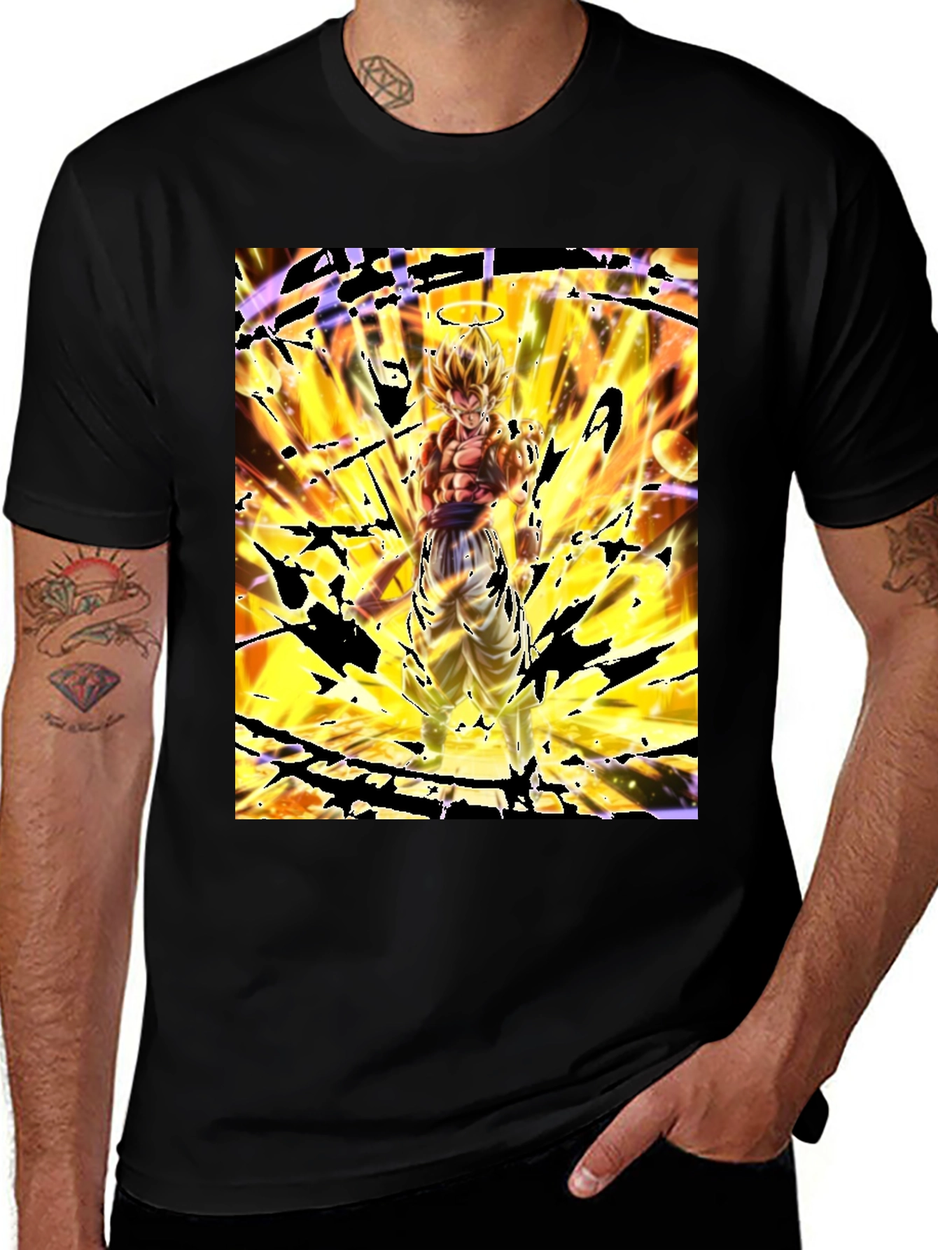 Super Saiyan God Gogeta Graphic T-Shirt