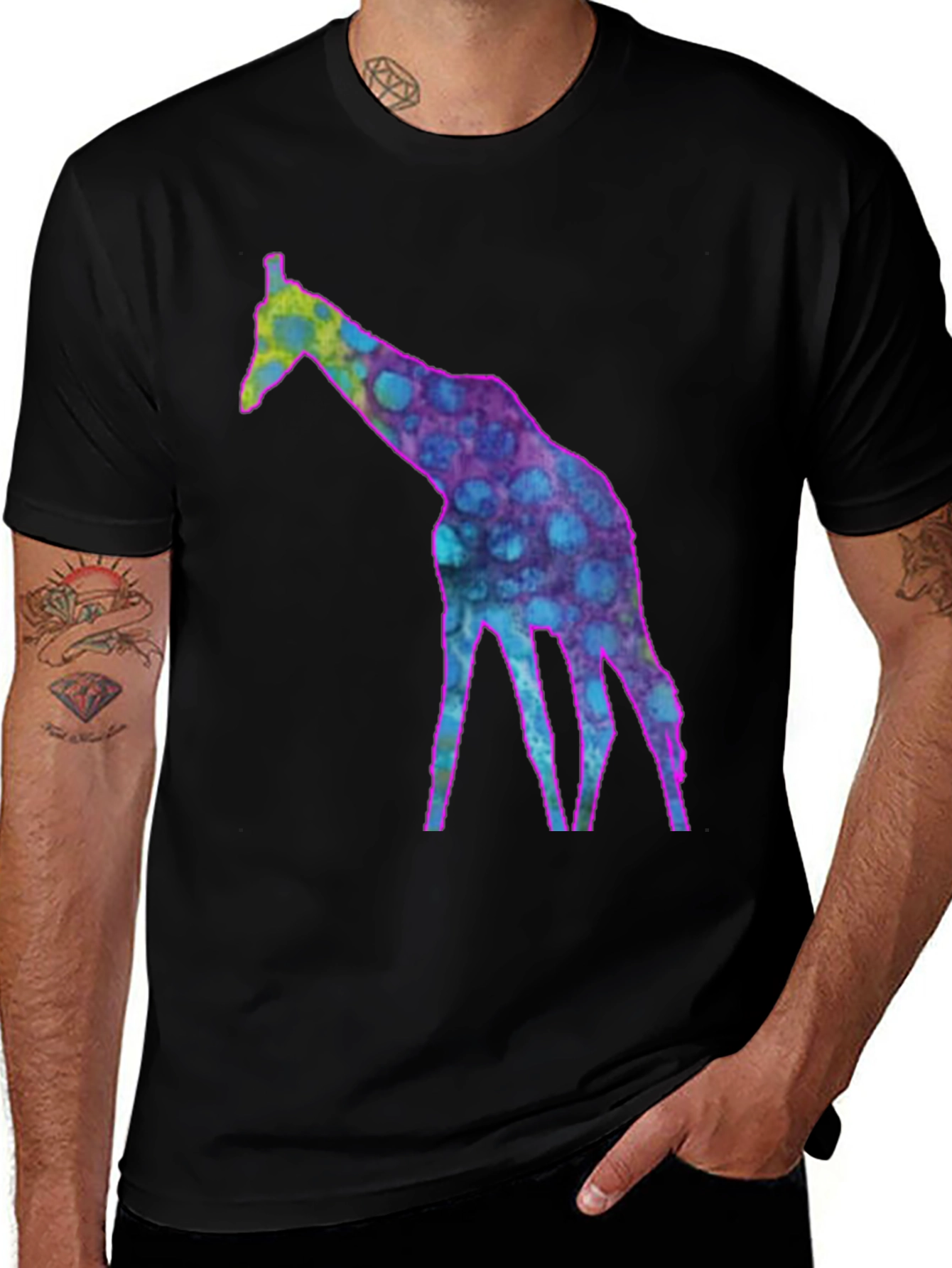 Variant 15 of Cool Giraffe Graphic Tee - Funky Fashion T-Shirt