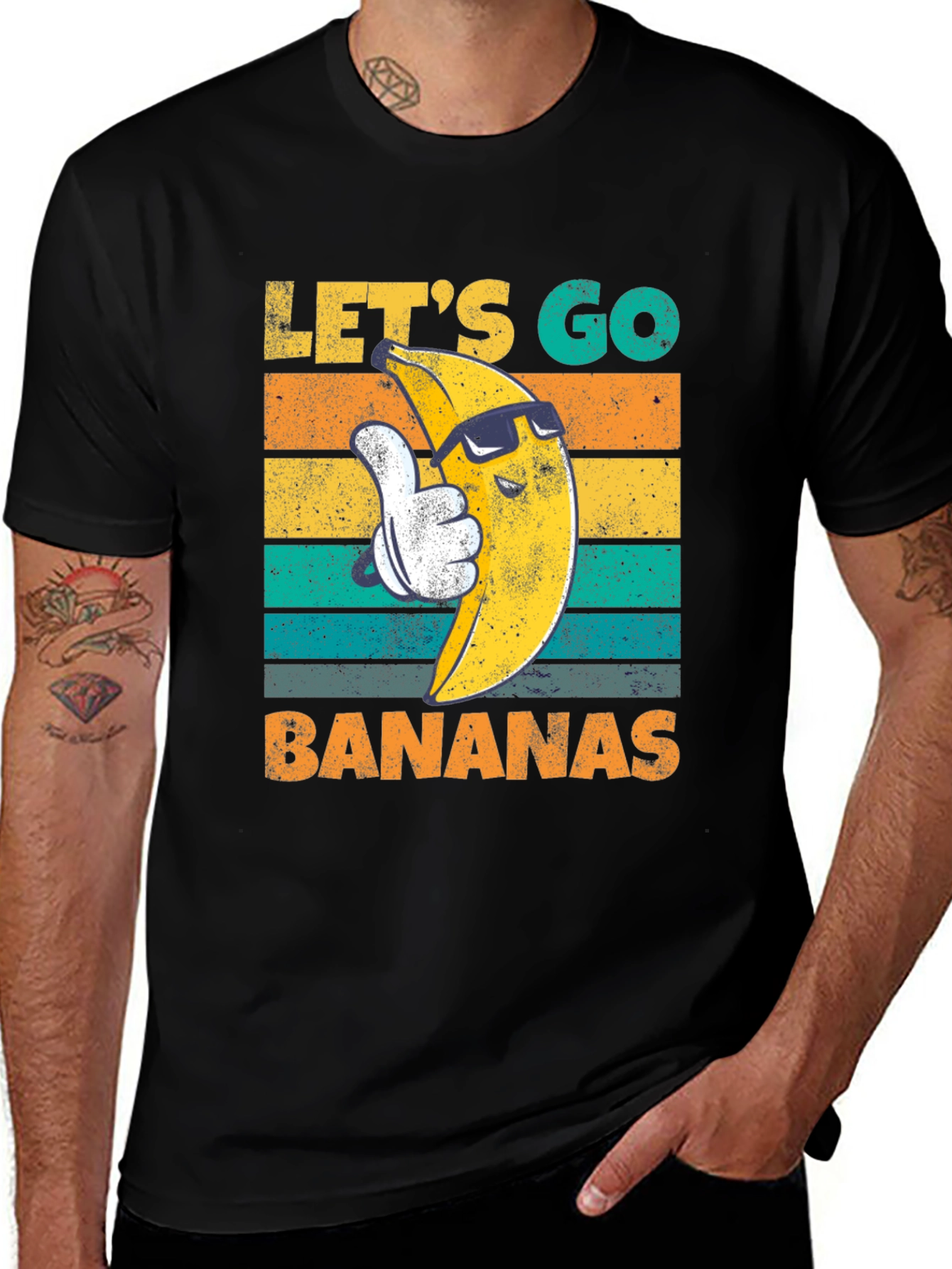 Variant 30 of Let's Go Bananas! Graphic Tee