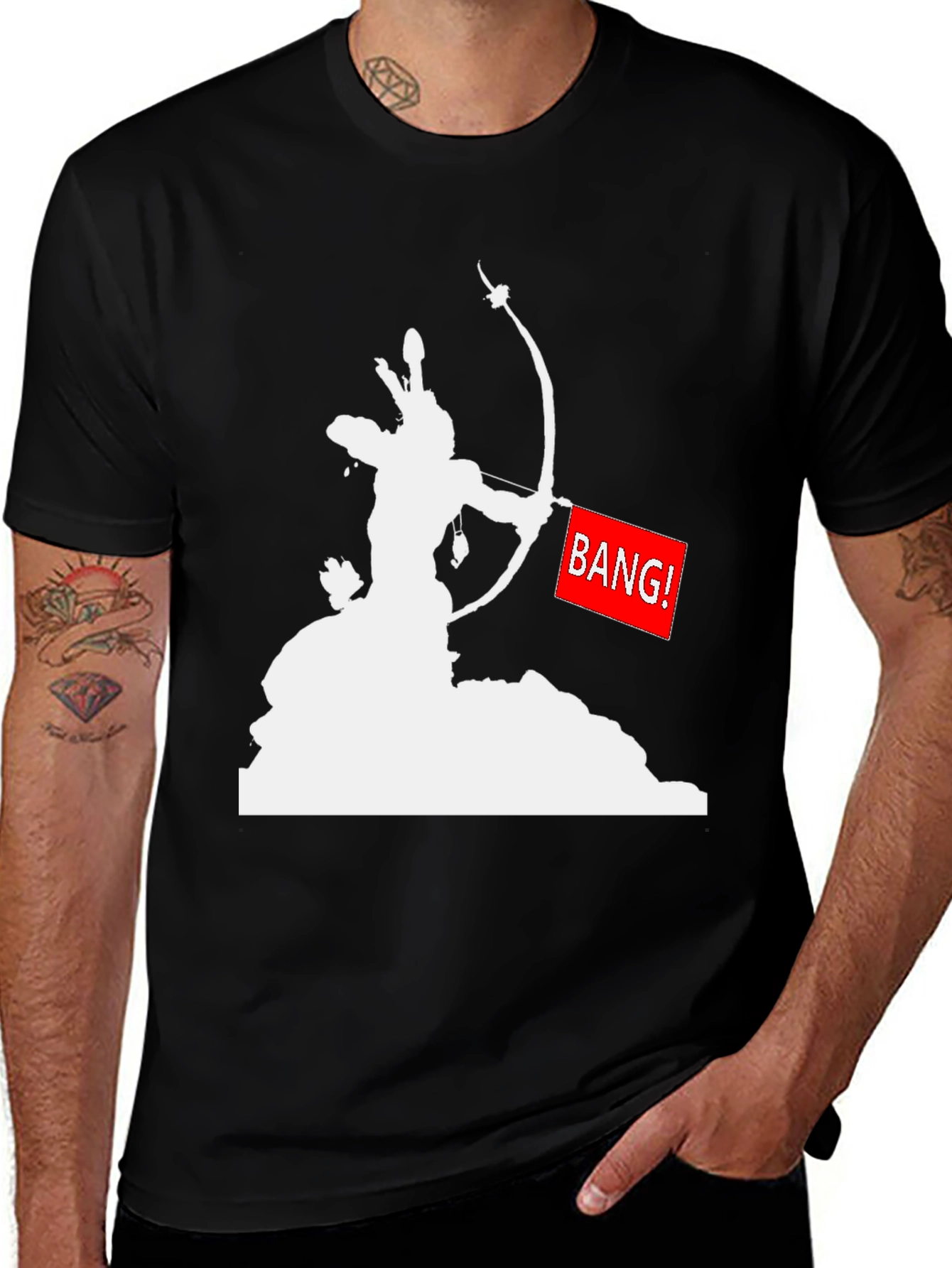 Variant 19 of Bang! Native American Archer Graphic Tee