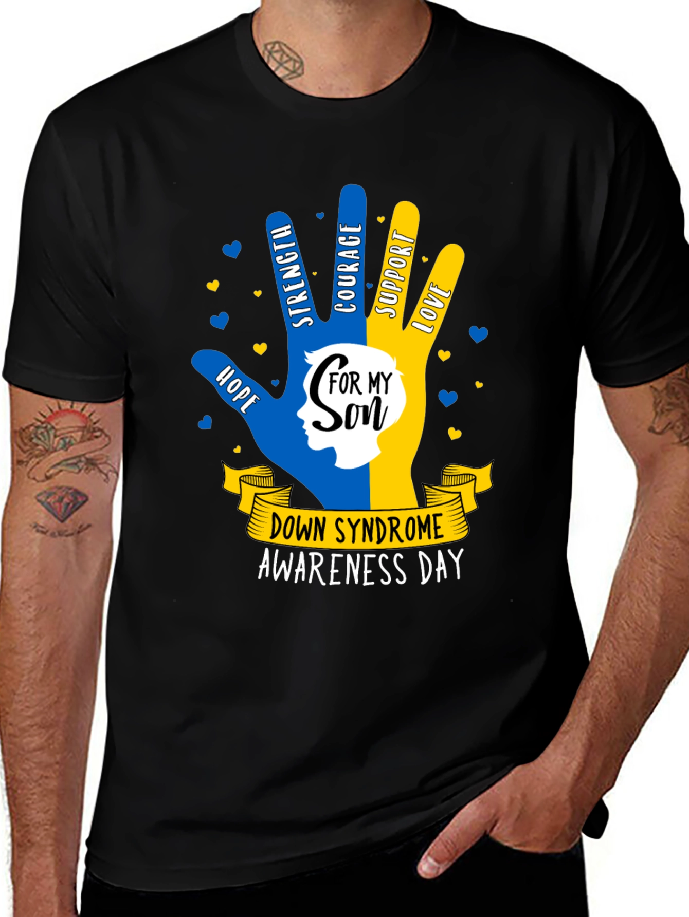 Down Syndrome Awareness T-Shirt - For My Son