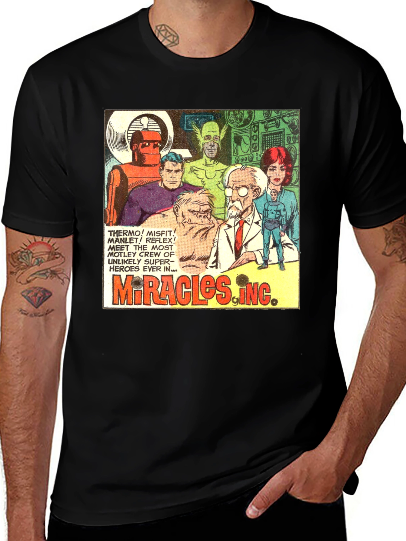 Miracles Inc. Comic T-Shirt