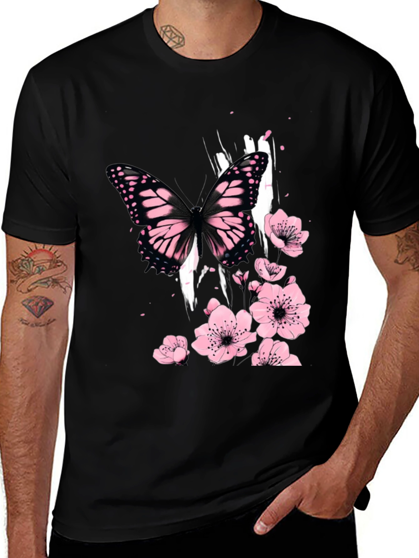 Variant 27 of Butterfly & Blossom Graphic Tee