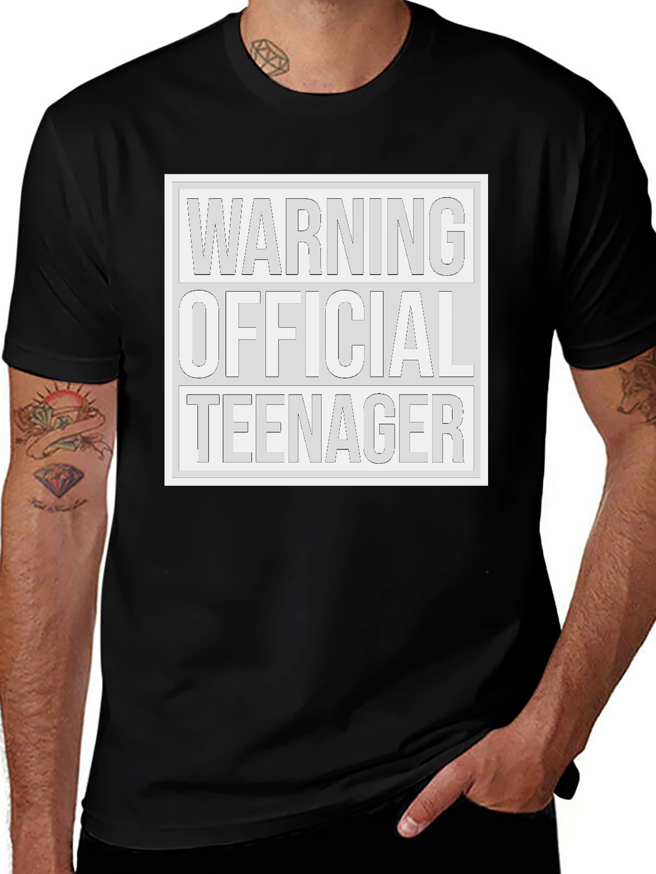 Official Teenager T-Shirt - Warning! Unisex