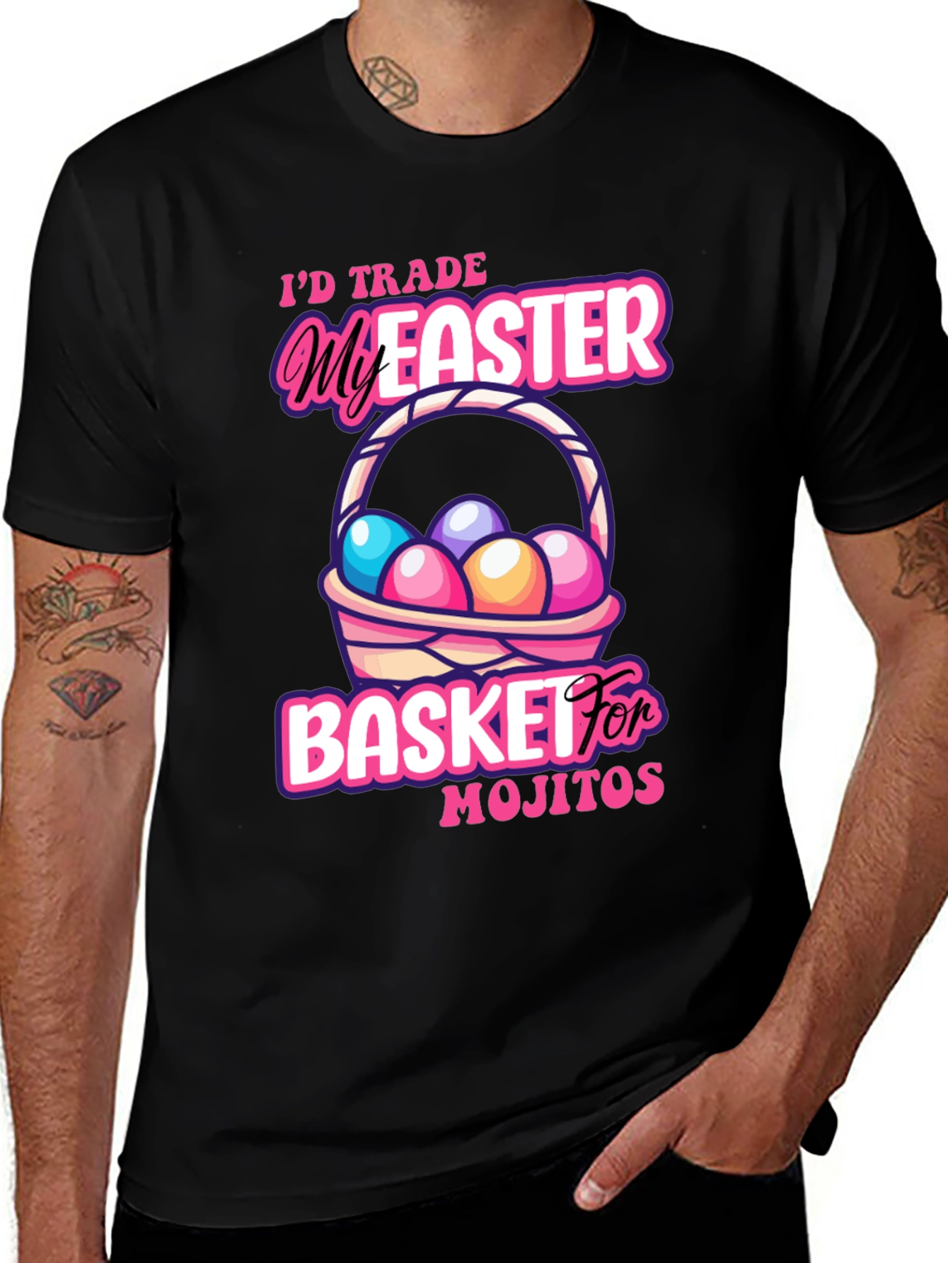 Variant 29 of Easter Mojito Basket T-Shirt