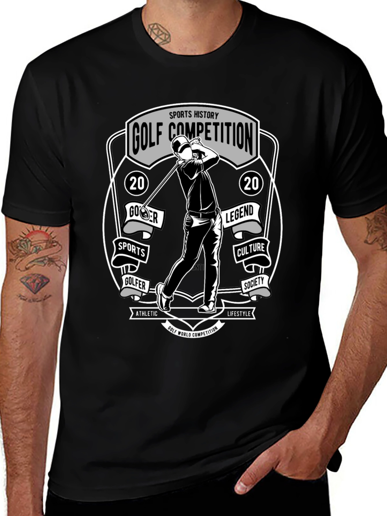 Variant 22 of Golf Competition T-Shirt - Sports History Tee