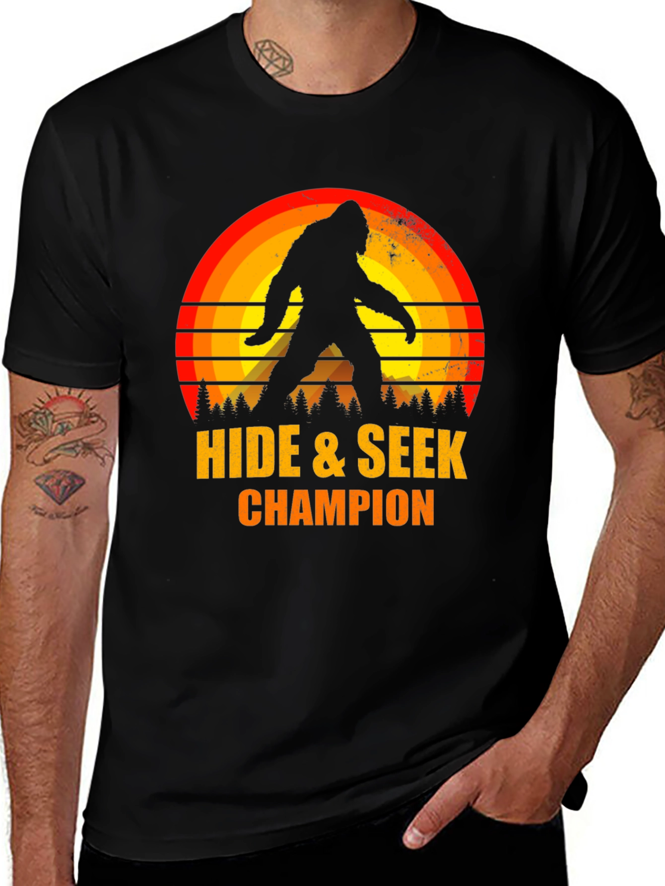 Variant 29 of Hide & Seek Champion Bigfoot Graphic T-Shirt