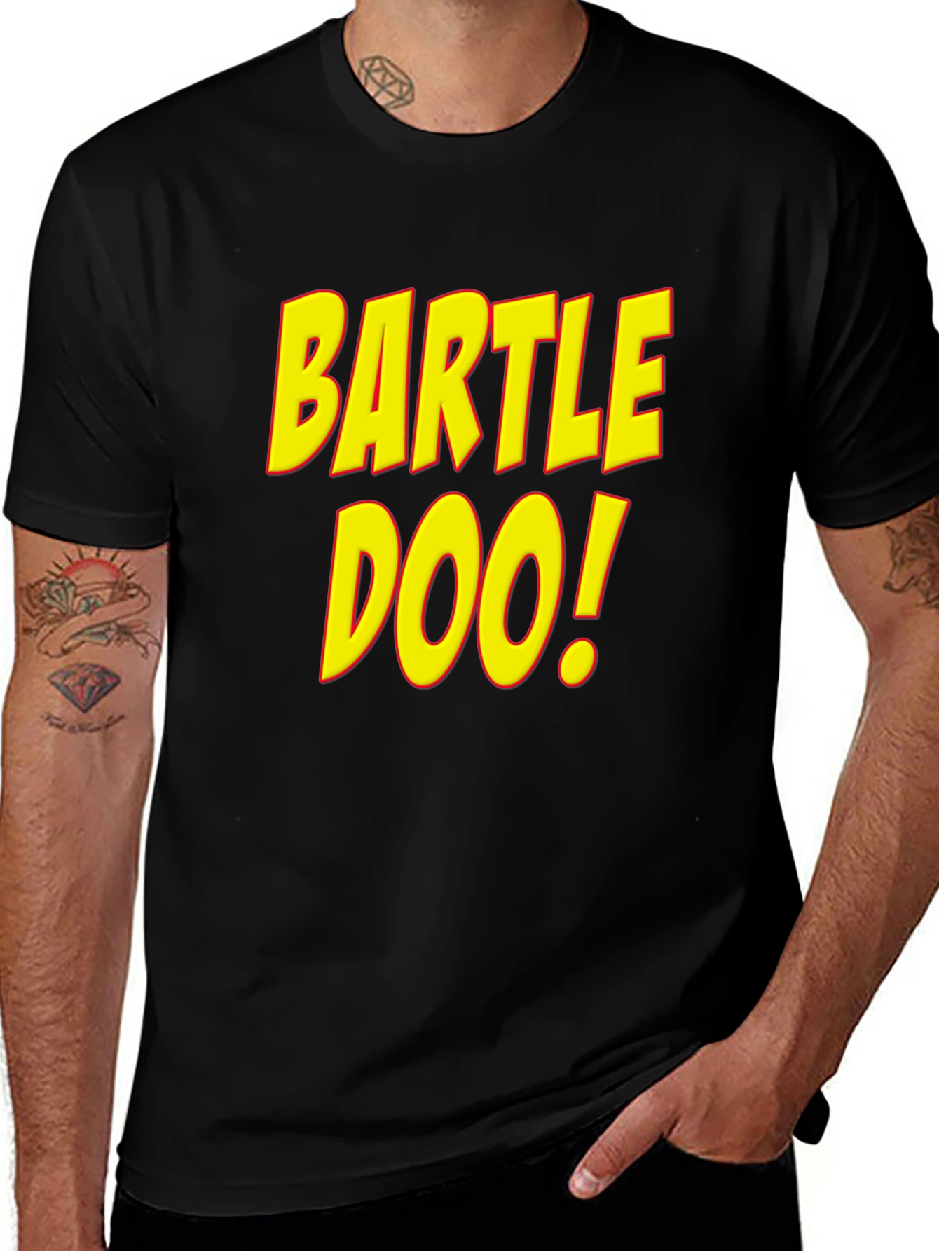Variant 20 of Bartle Doo! Graphic Tee - Black Short Sleeve T-Shirt