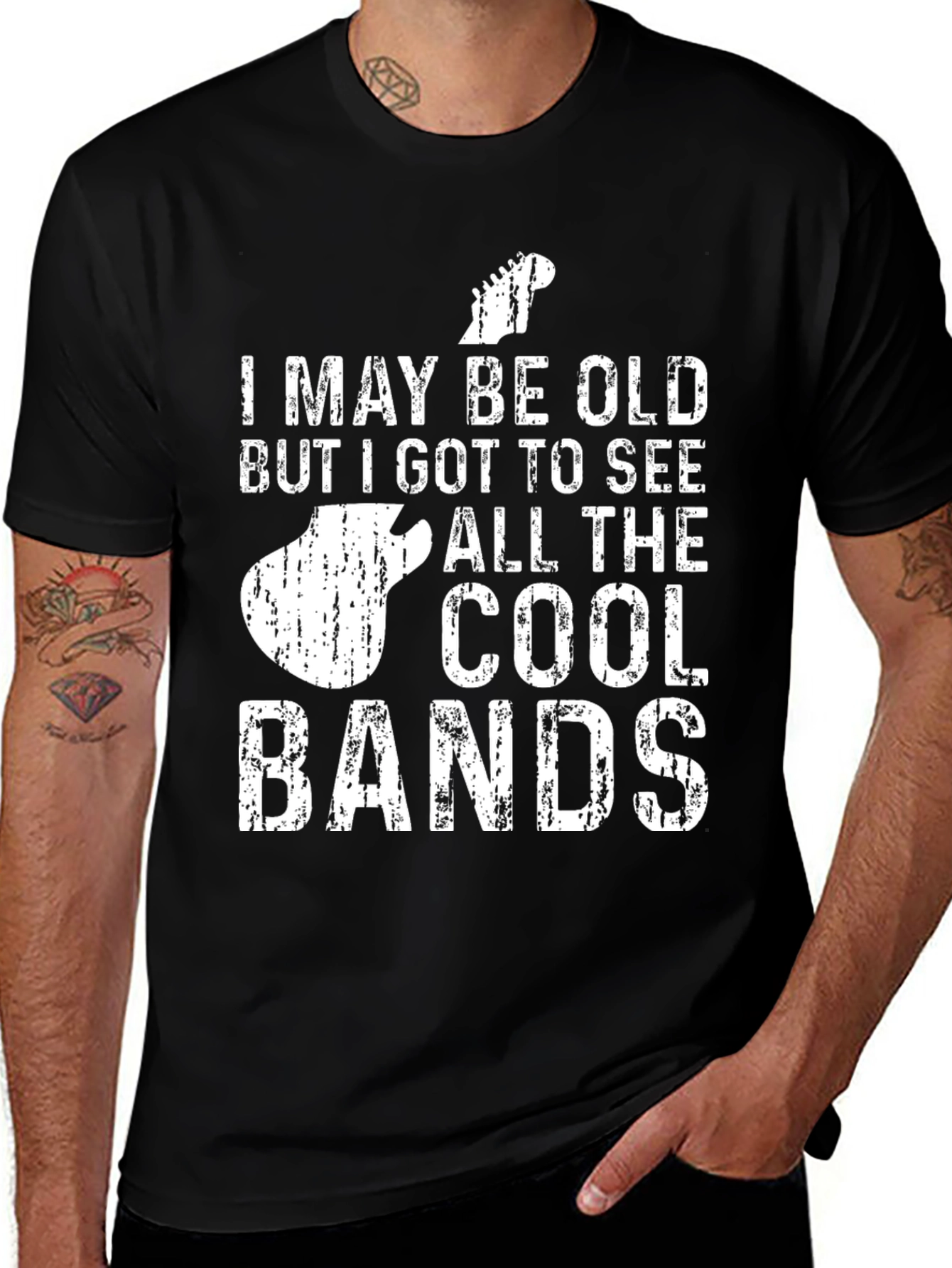 Variant 20 of Cool Bands Graphic Tee