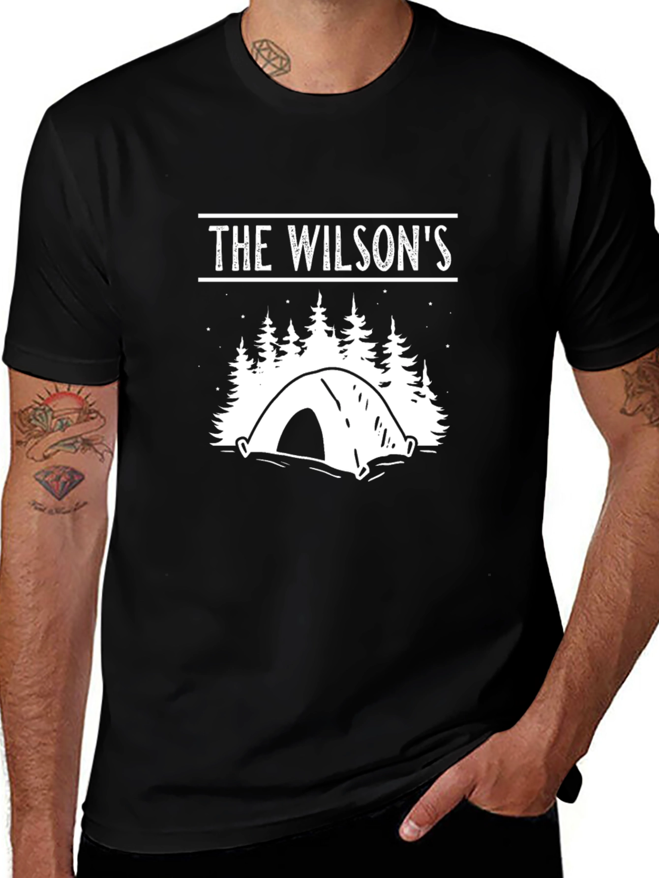 Variant 13 of The Wilson's Camping T-Shirt, Outdoors Tee
