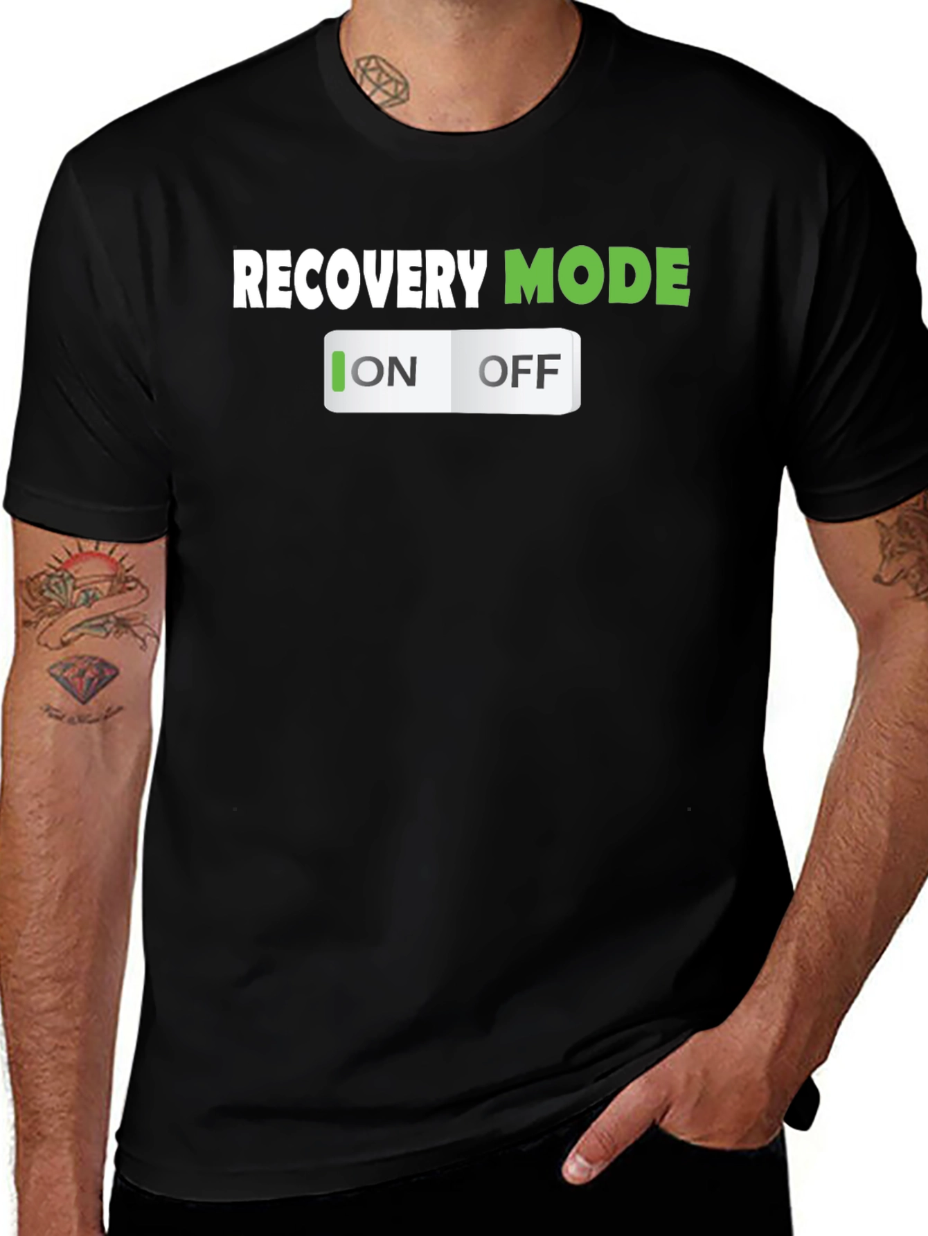 Recovery Mode On T-Shirt - Black