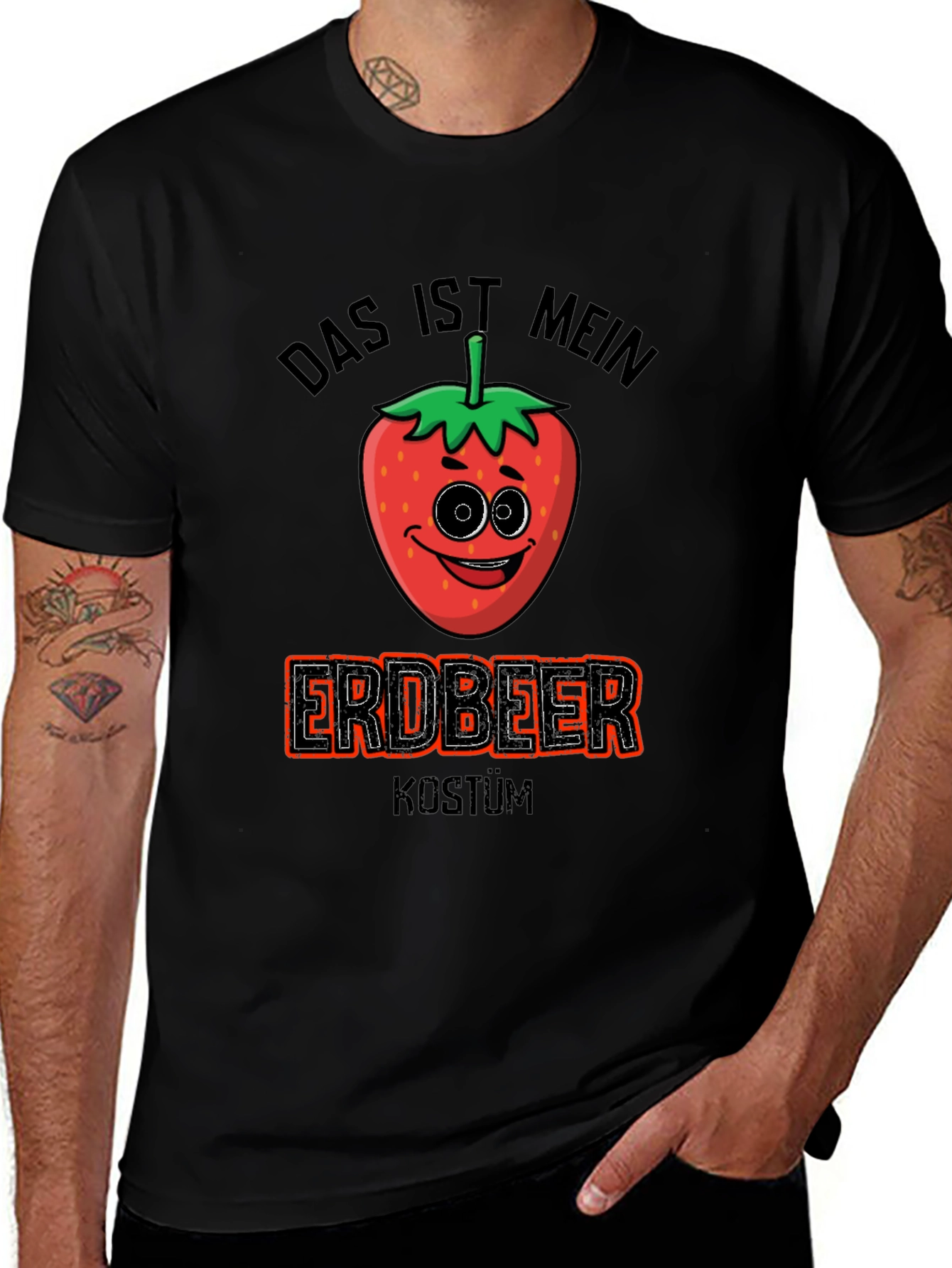 Variant 24 of Funny Strawberry Costume T-Shirt