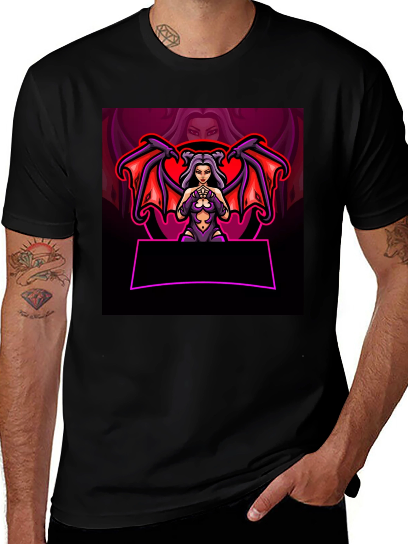 Variant 5 of Gothic Vampire Tee - Dark Fantasy T-Shirt