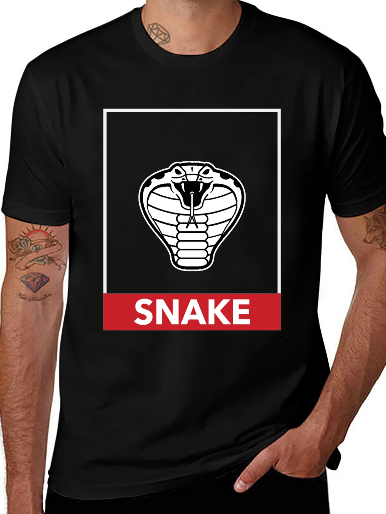 Variant 13 of Cobra Snake Graphic T-Shirt