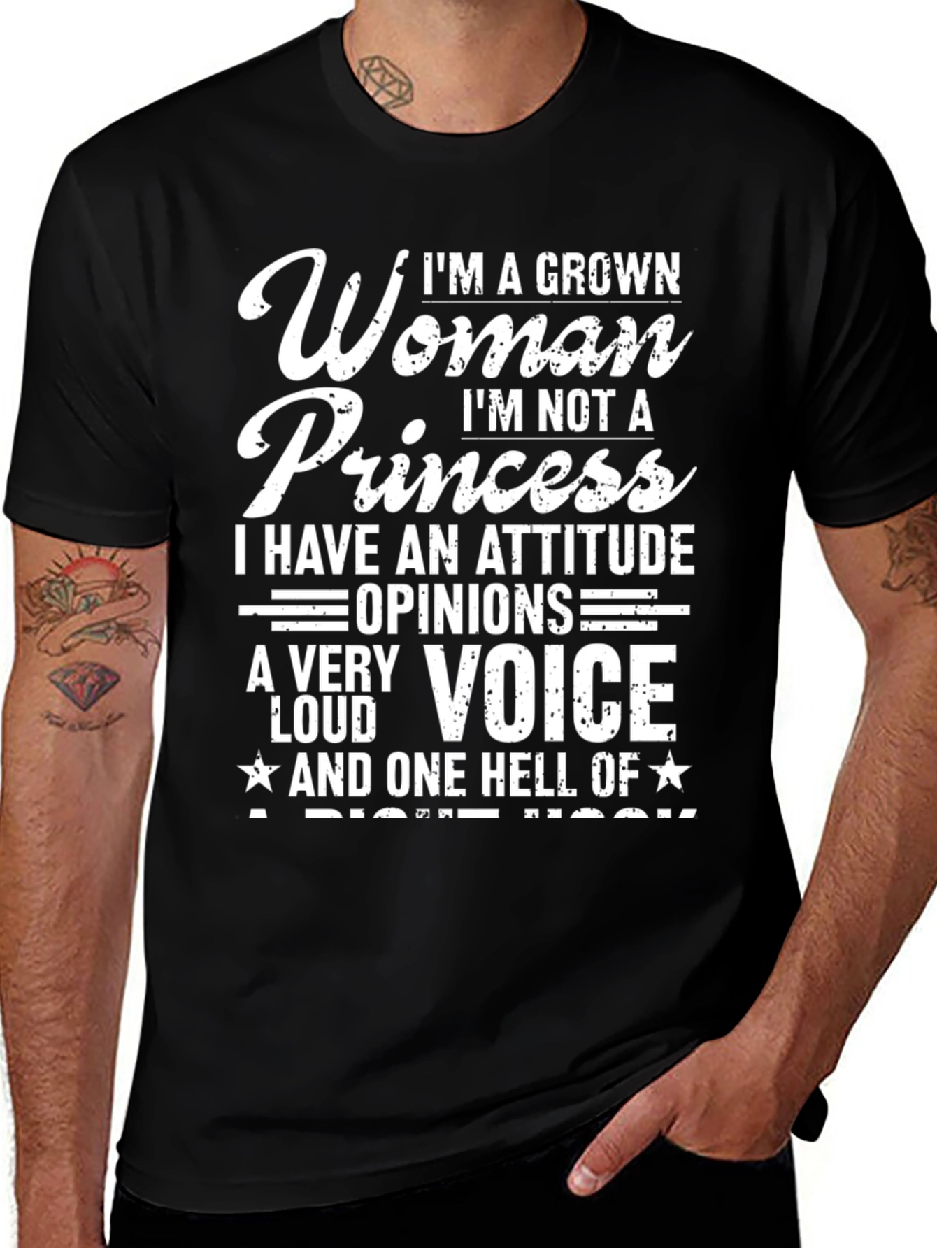 Variant 14 of I'm A Grown Woman T-Shirt, Attitude & Opinions