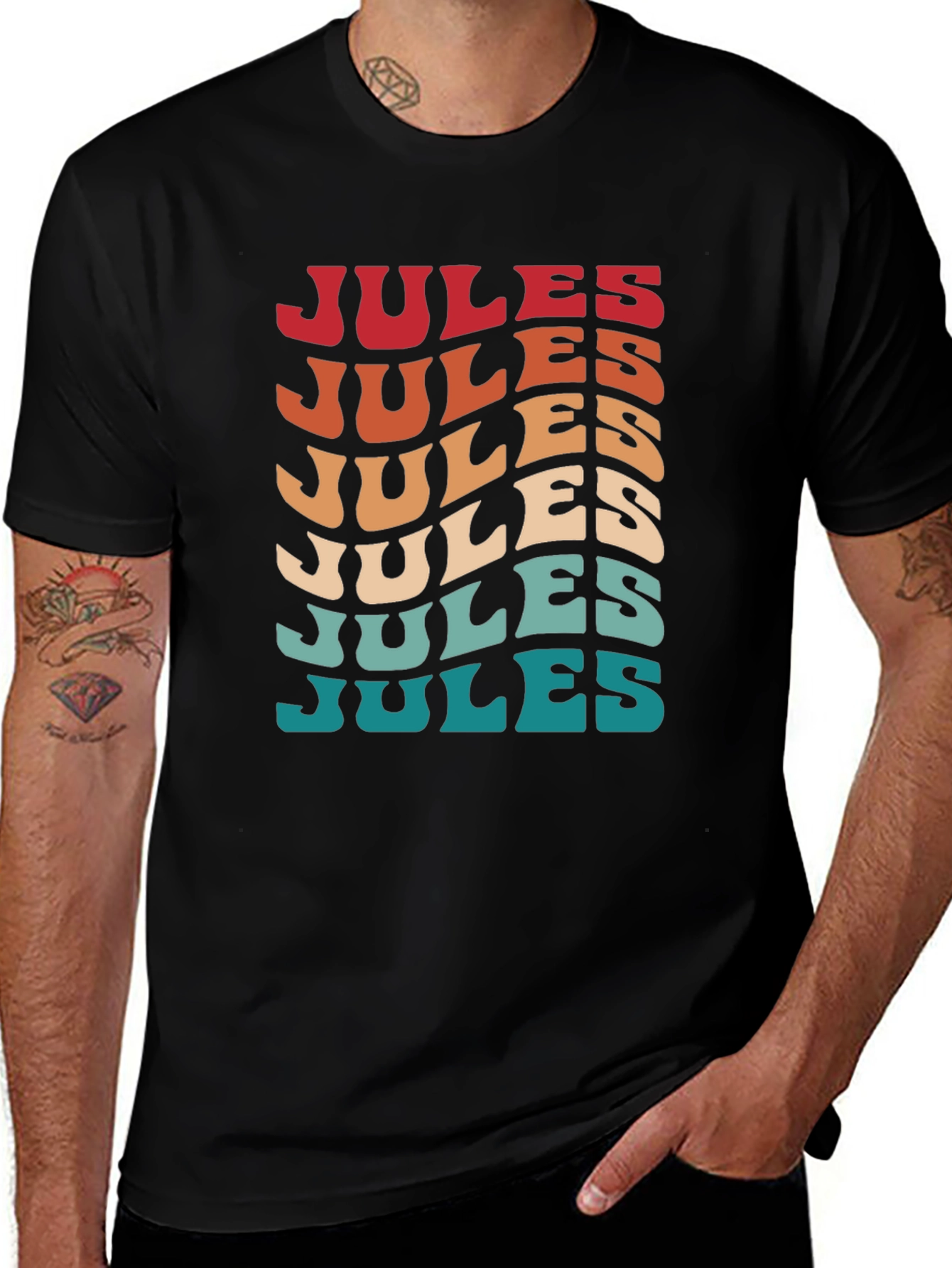 Variant 8 of Retro "Jules" Graphic Tee