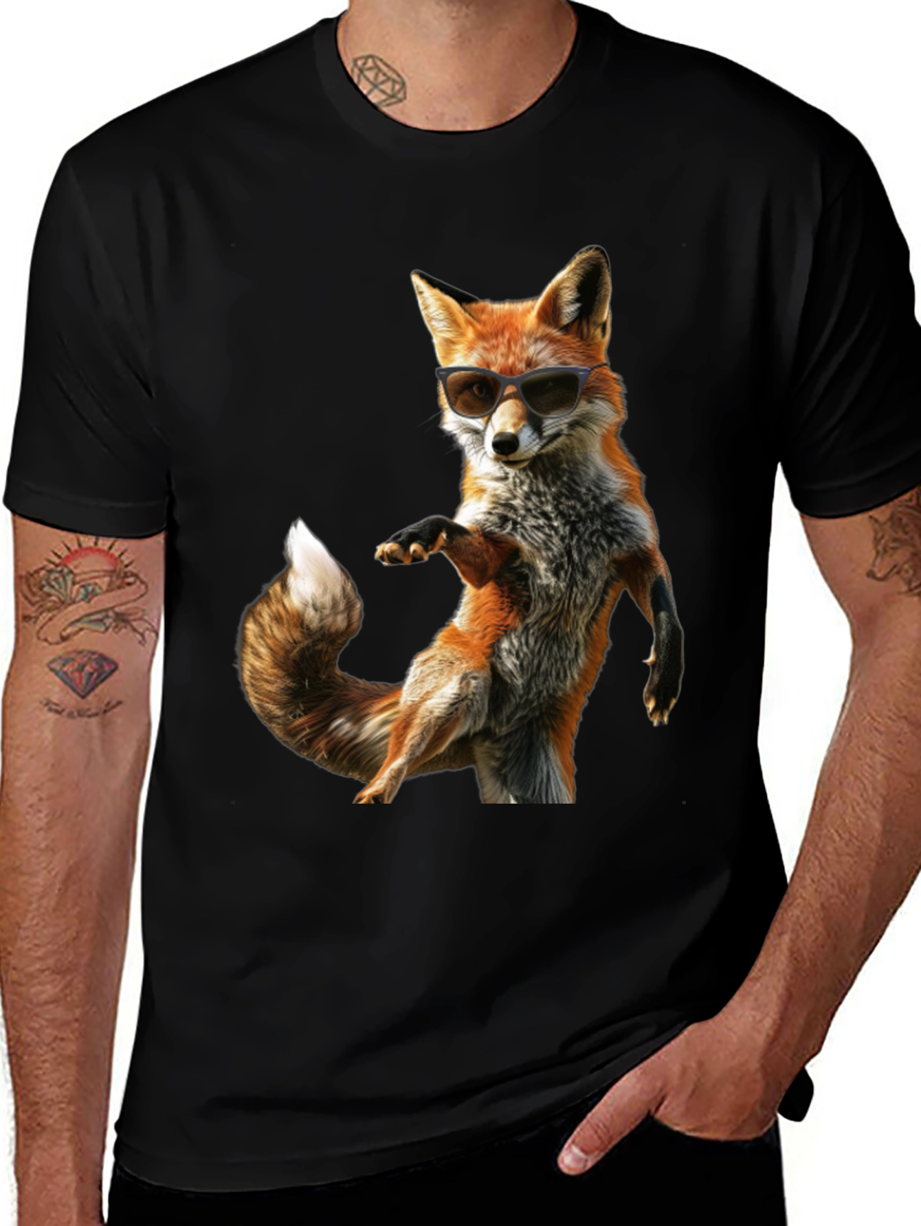 Variant 3 of Cool Fox Graphic Tee