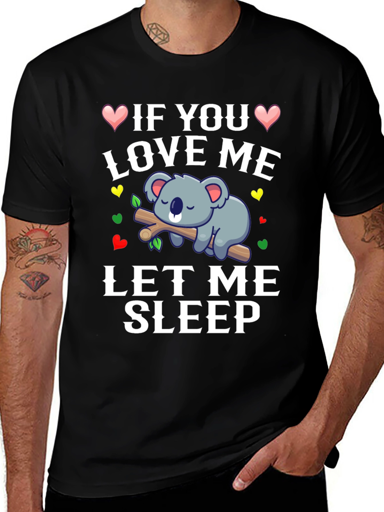 Variant 10 of Cute Koala Bear Sleeping T-Shirt