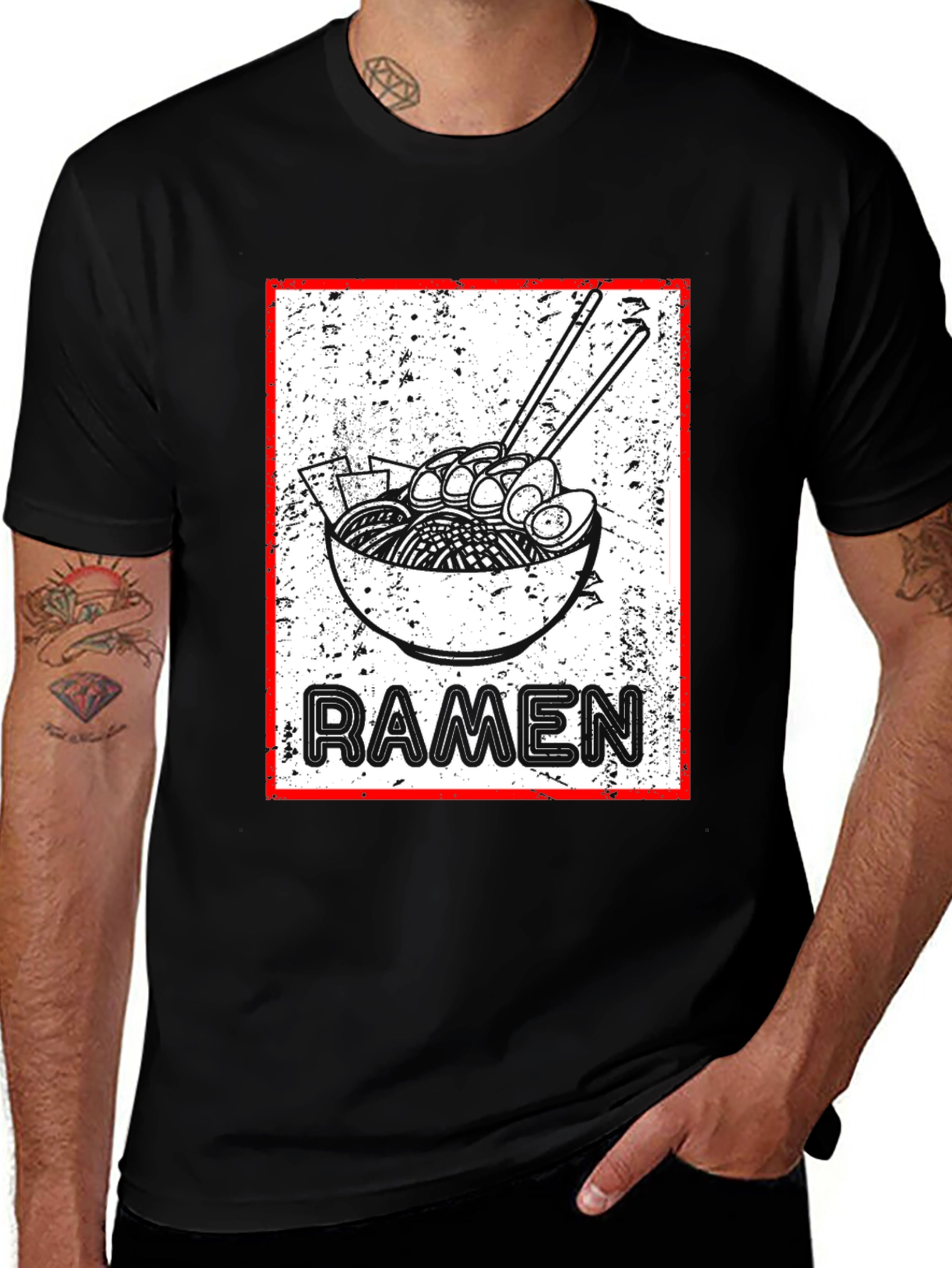 Variant 19 of Ramen Graphic Tee - Unisex Comfort
