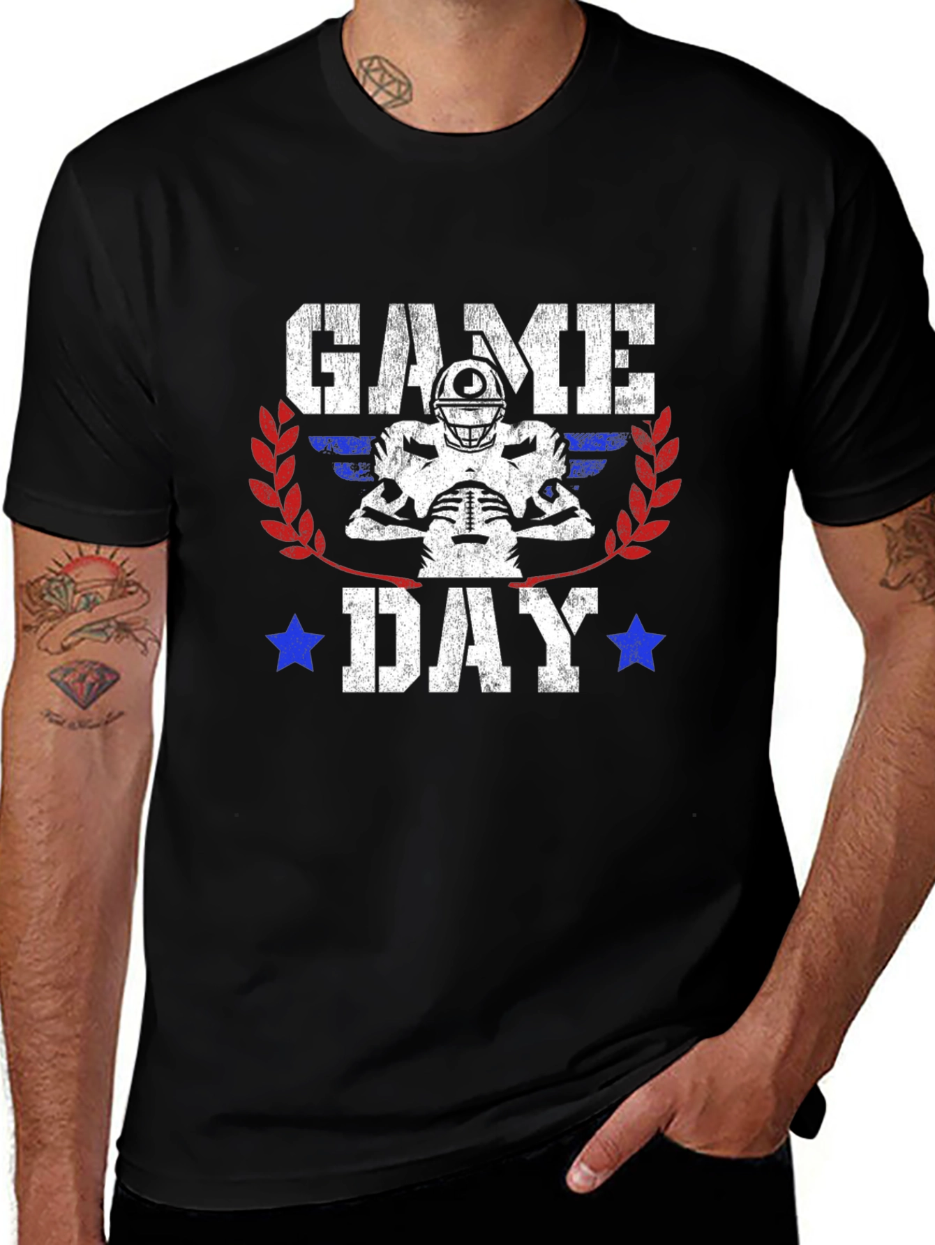 Variant 8 of Game Day Football Graphic T-Shirt