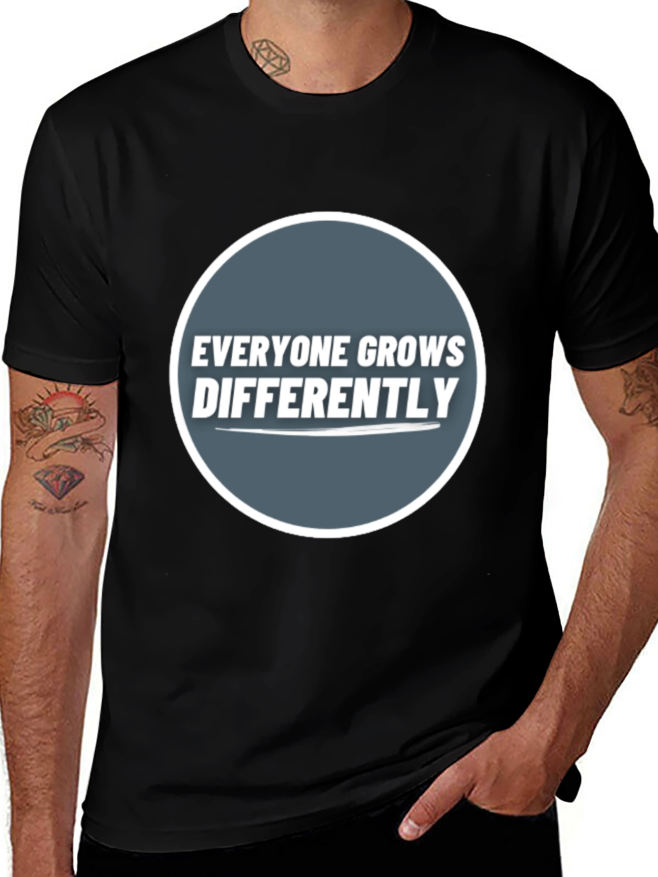 Variant 27 of Everyone Grows Differently Graphic Tee