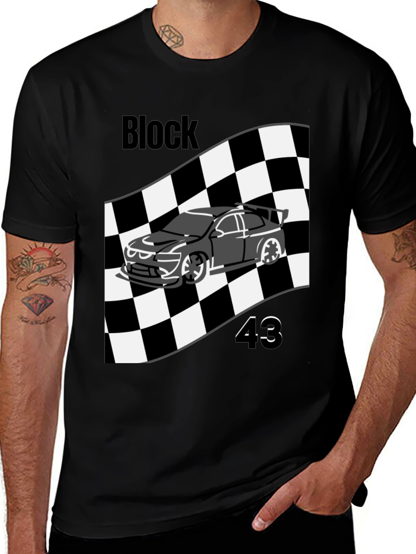 Variant 7 of Block 43 Racing Tee