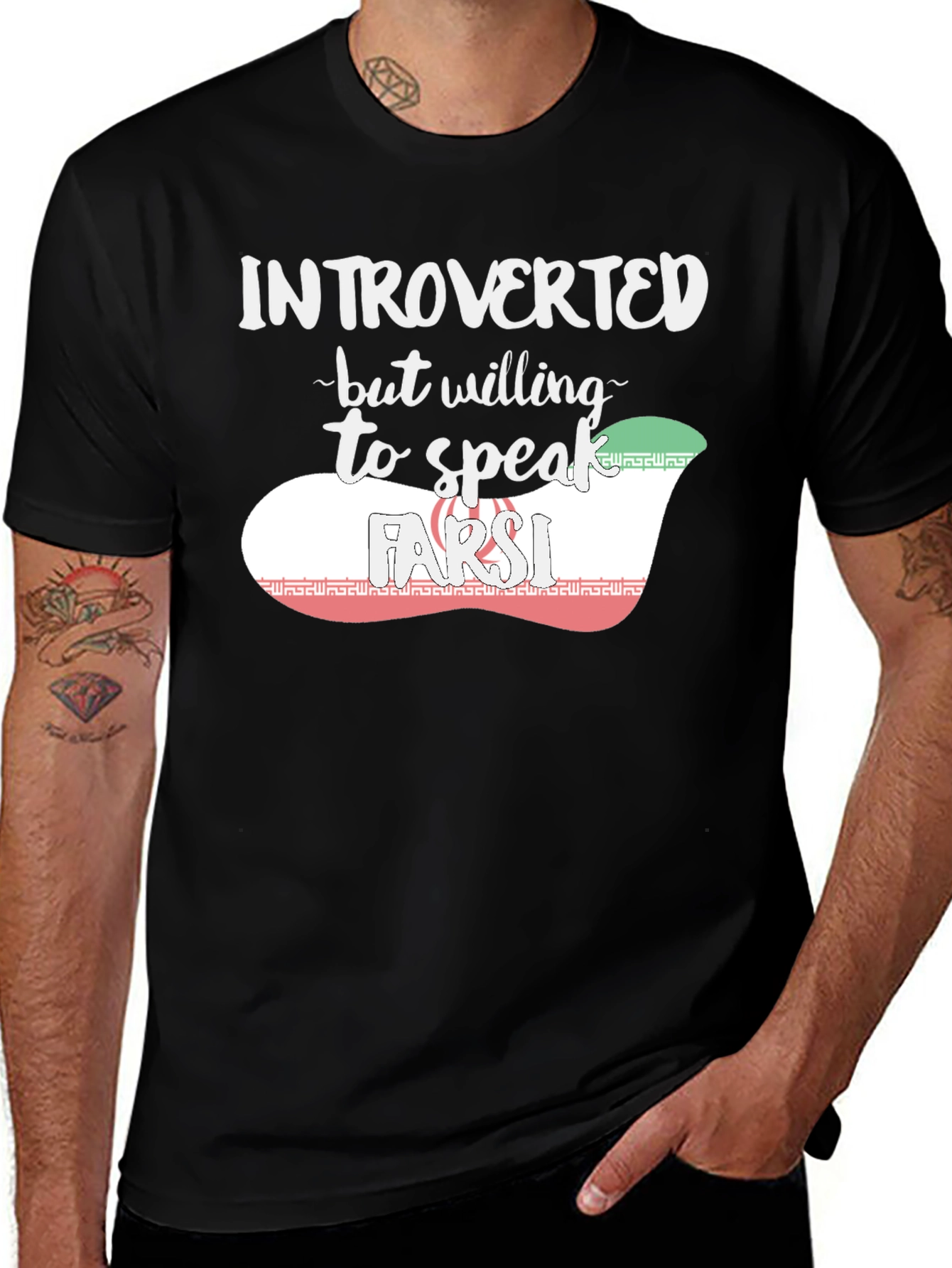 Introverted but Willing to Speak Farsi T-Shirt