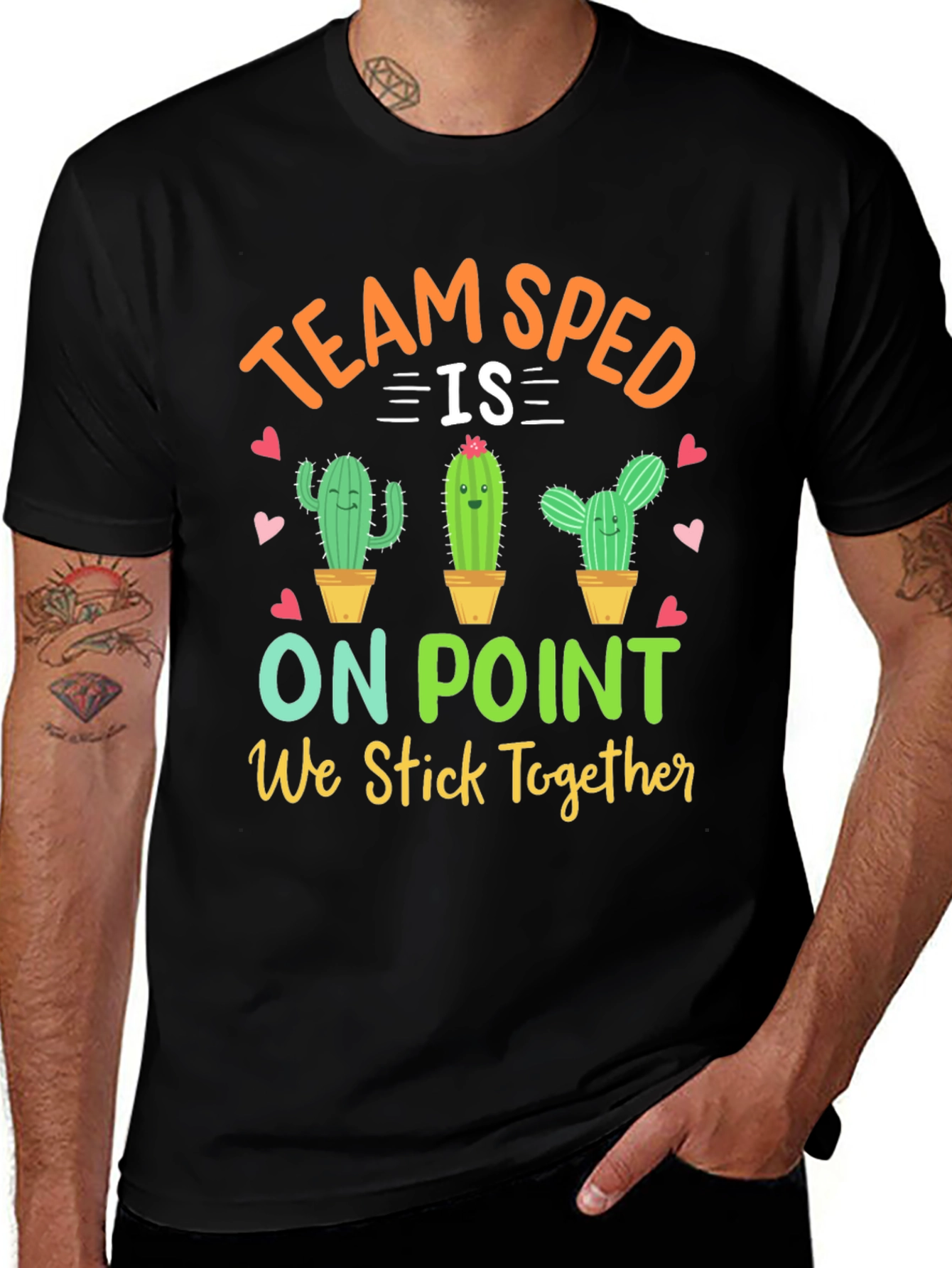 Team SPED Cactus T-Shirt - We Stick Together!