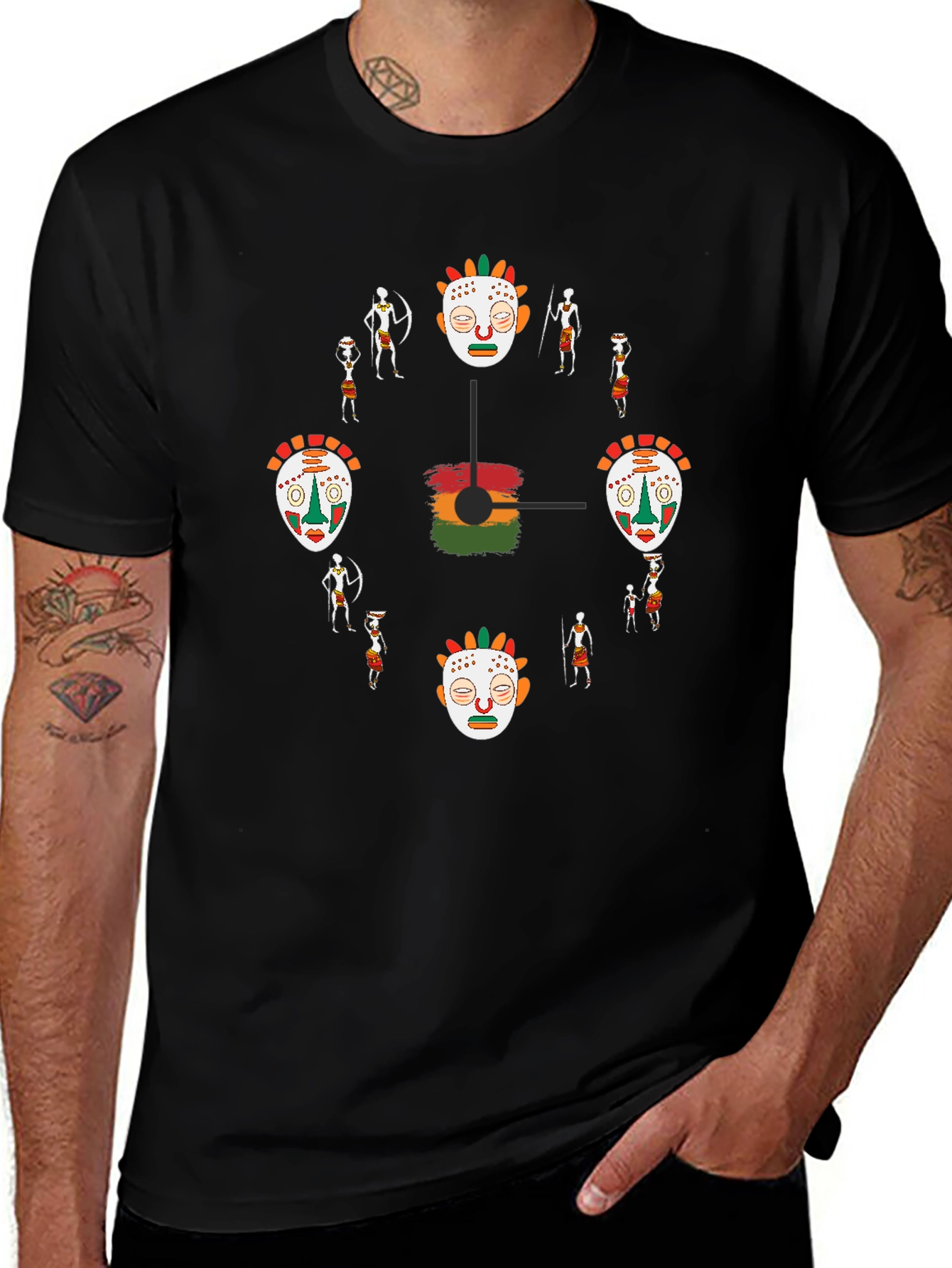 Variant 26 of Tribal Art T-Shirt - Unique Design