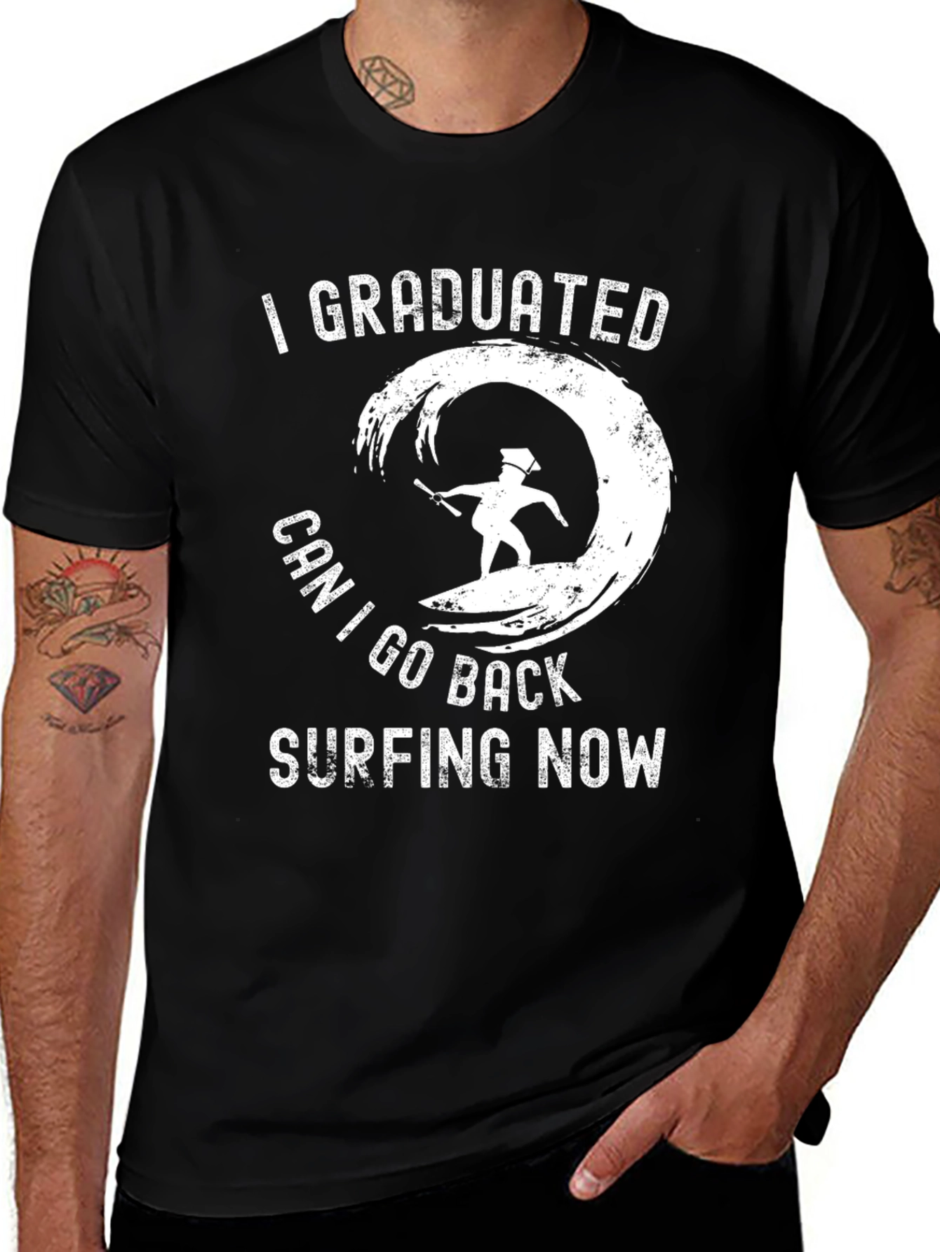 Variant 17 of Graduated Surfing T-Shirt