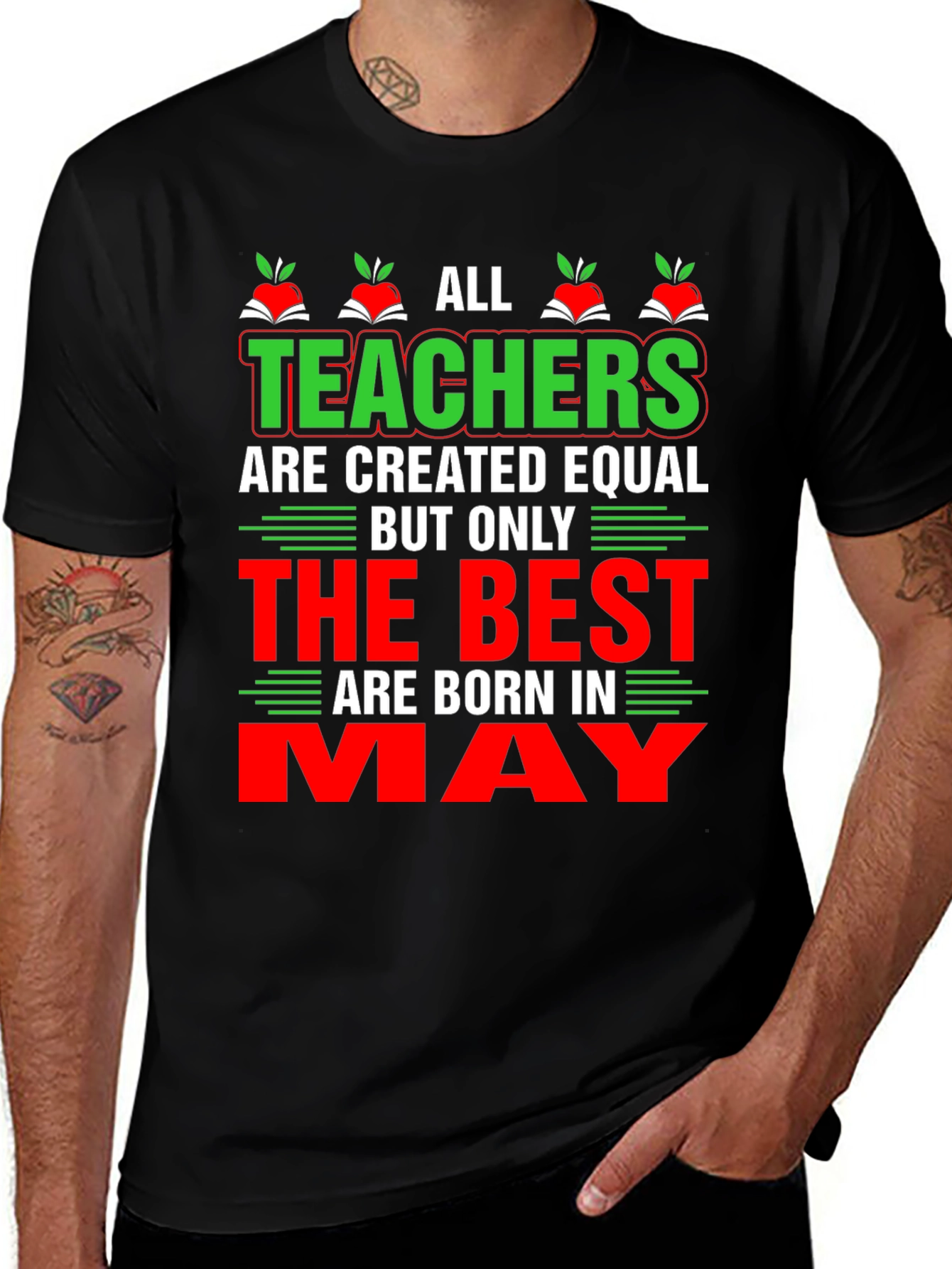 Variant 14 of All Teachers Are Created Equal May T-Shirt