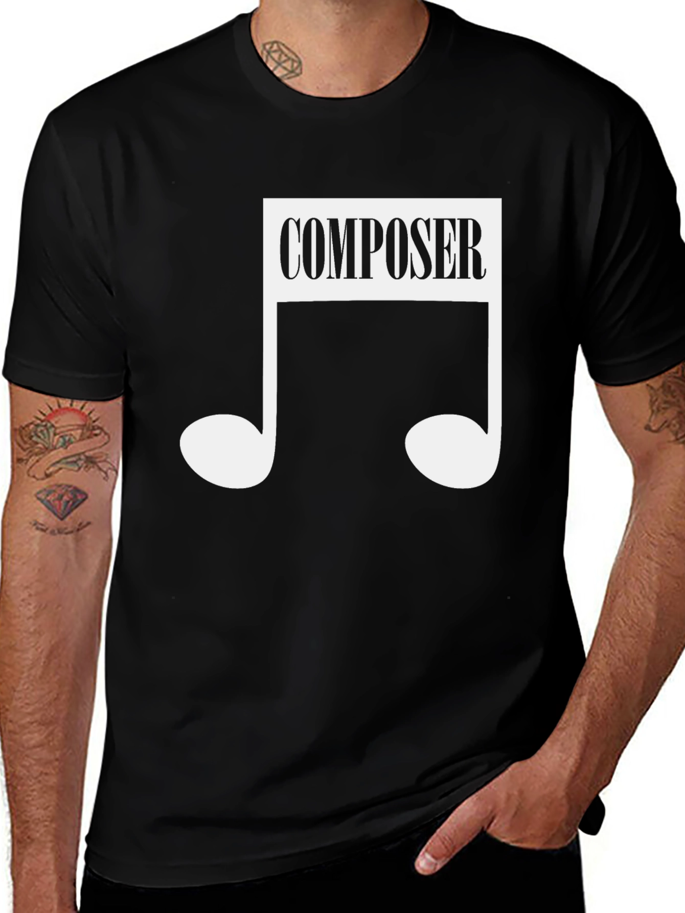 Variant 2 of Composer Music Note T-Shirt - Musician Tee