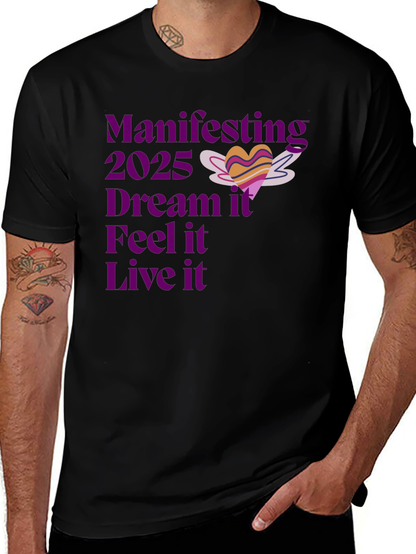 Variant 26 of Manifesting 2025 Graphic T-Shirt