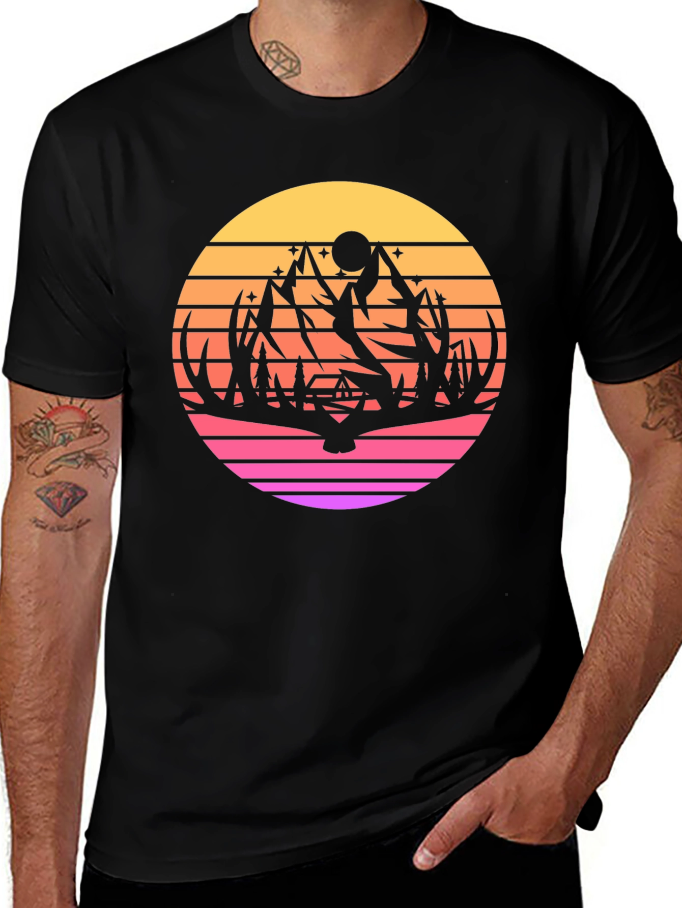 Variant 29 of Sunset Mountain Graphic Tee