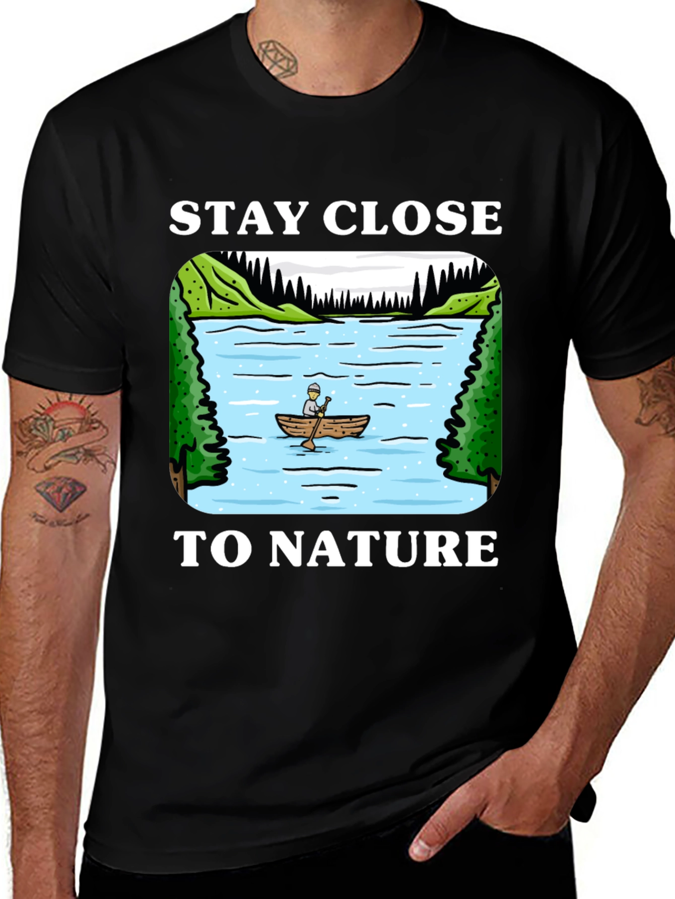 Variant 13 of Stay Close To Nature Graphic Tee